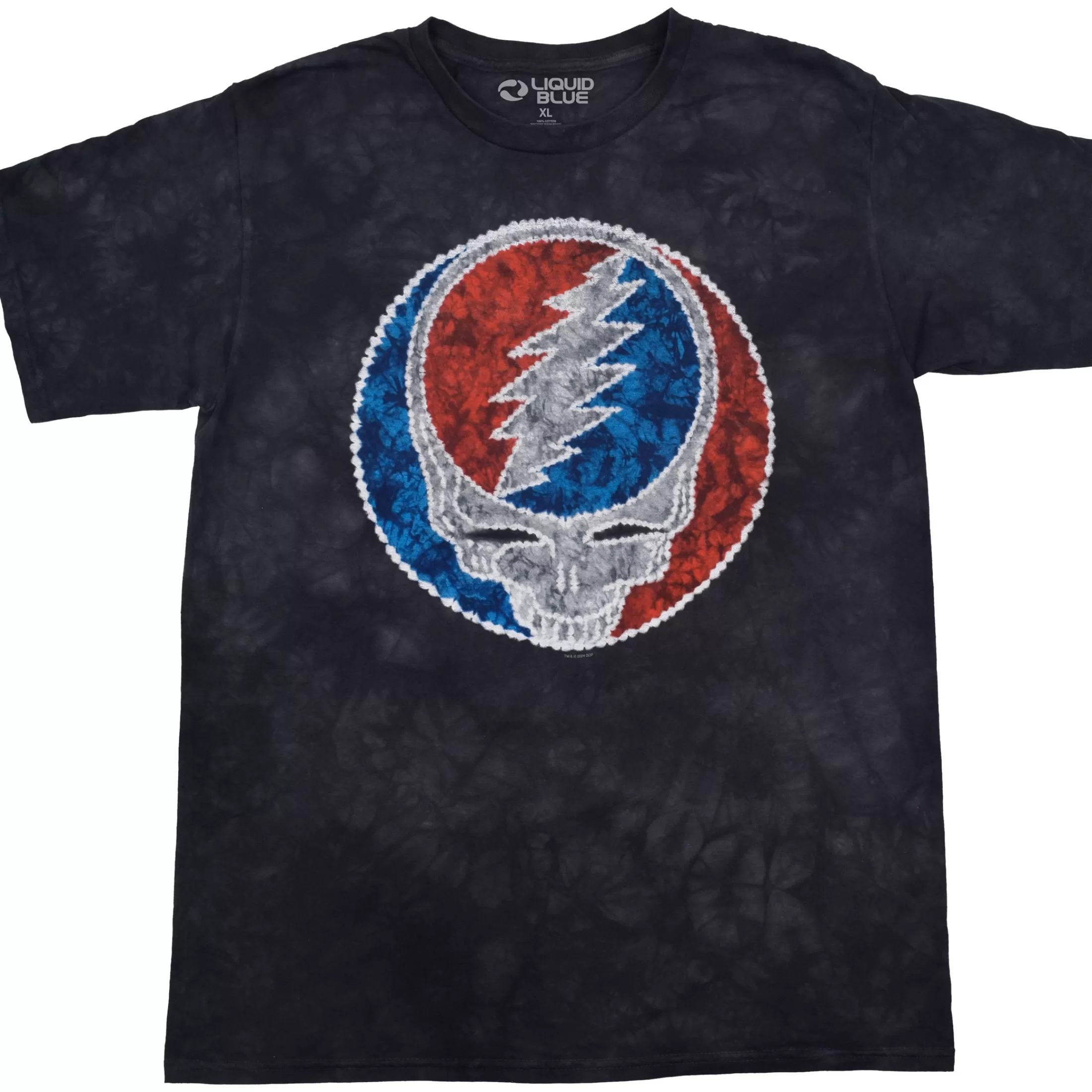 T-Shirt | Grateful Dead<Liquid Blue Tie-Dye Stealie T-Shirt