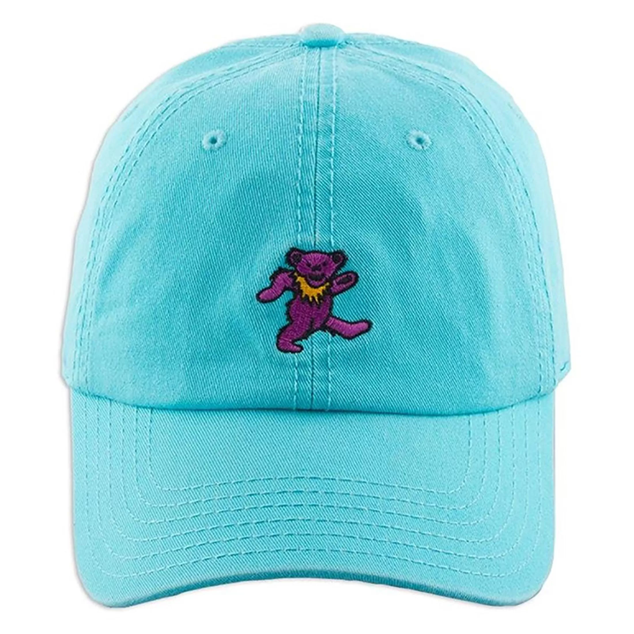 Hats | Grateful Dead<Liquid Blue Tiny Purple Bear Dad Hat