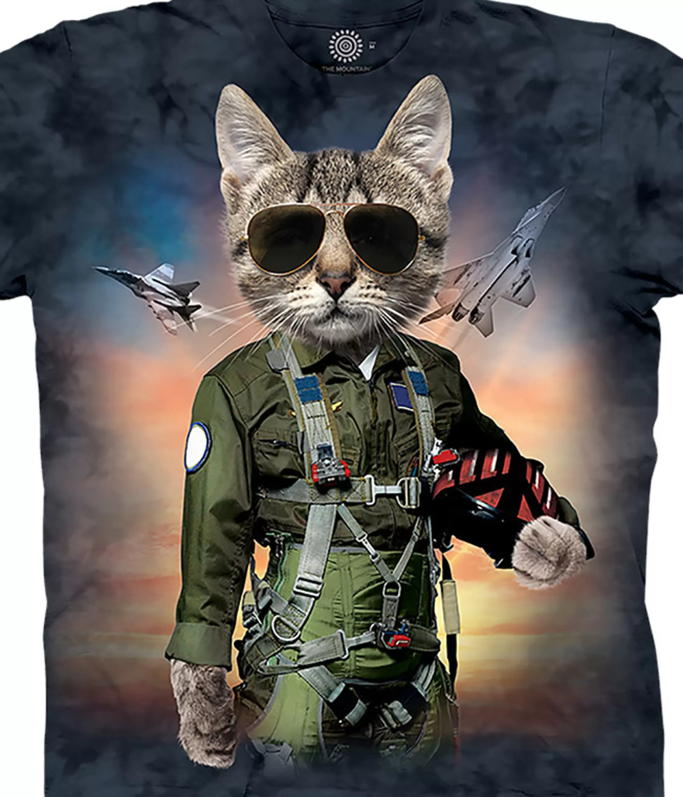 T-Shirt | Pets<Liquid Blue Tom Cat Classic Cotton T-Shirt