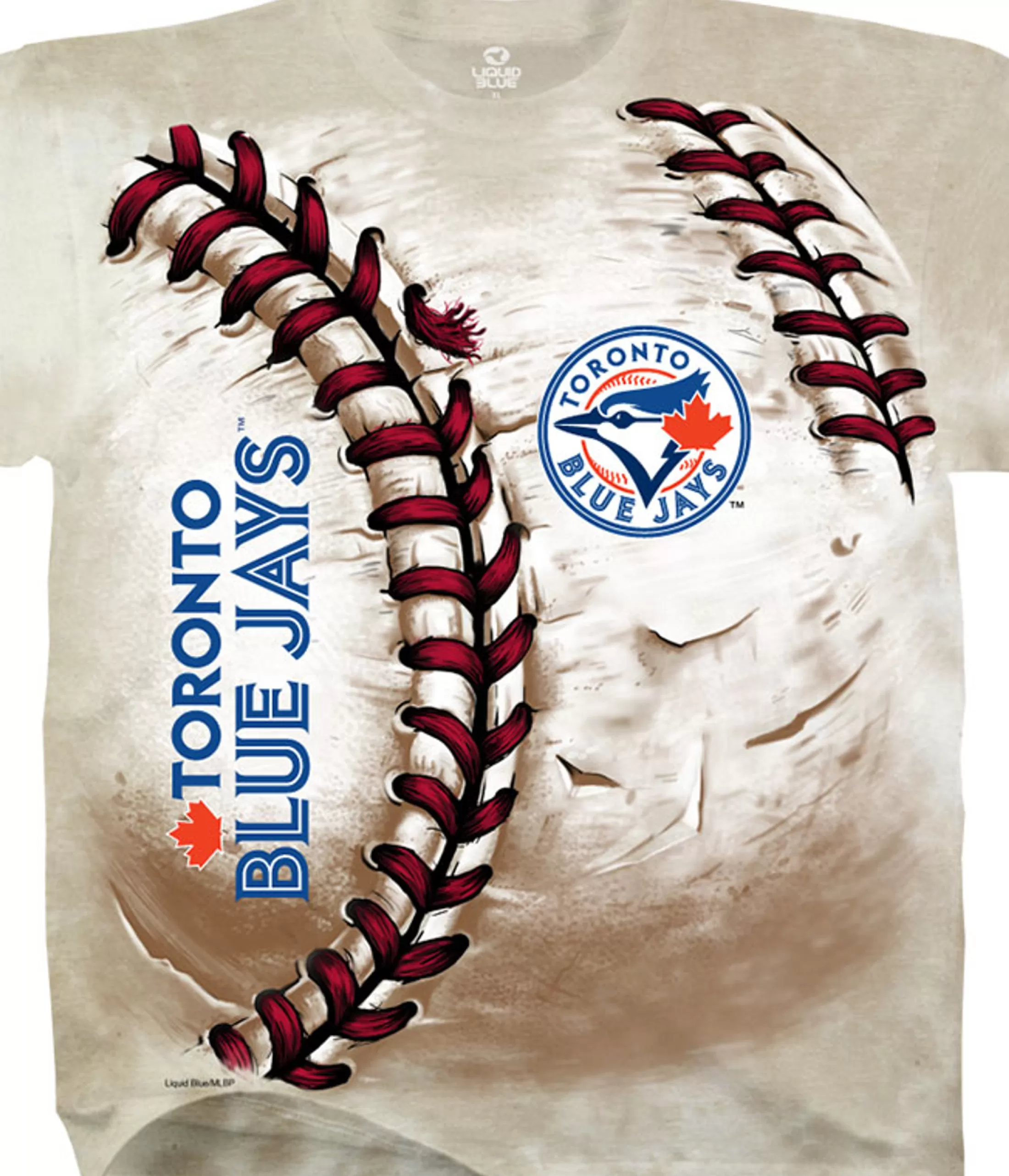 T-Shirt | Toronto Blue Jays<Liquid Blue Toronto Blue Jays Hardball Tie-Dye T-Shirt