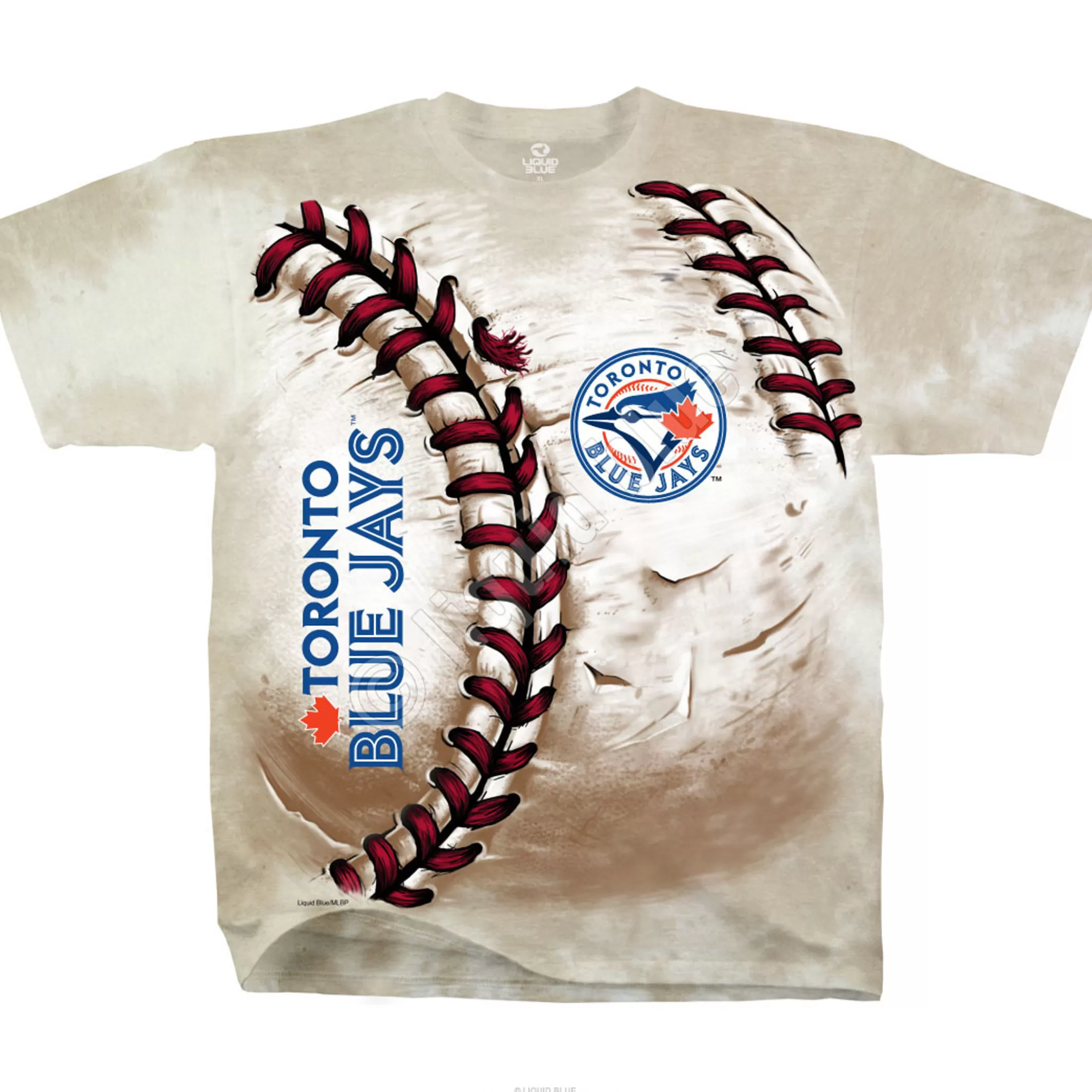 T-Shirt | Toronto Blue Jays<Liquid Blue Toronto Blue Jays Hardball Tie-Dye T-Shirt