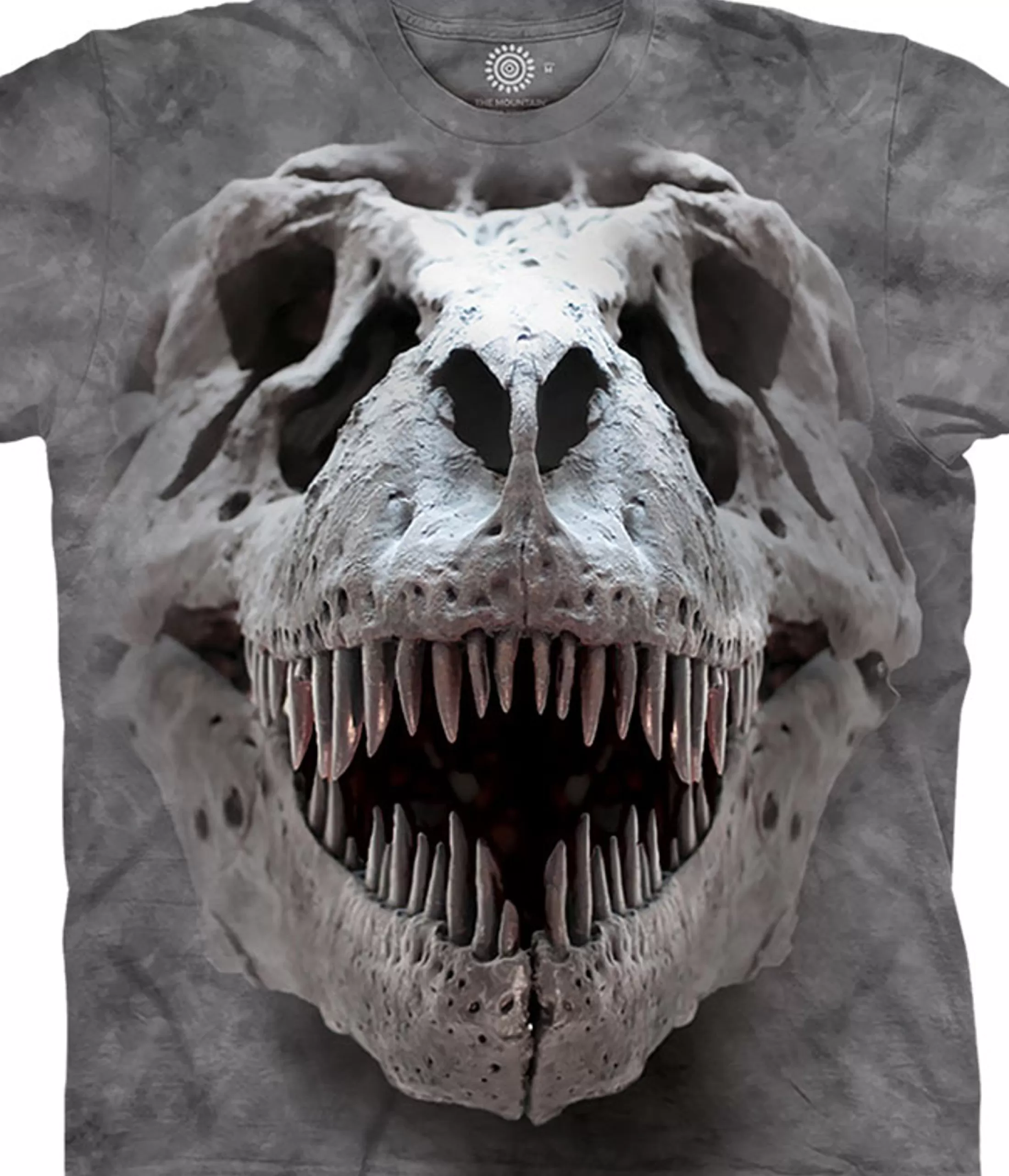 T-Shirt<Liquid Blue T-Rex Big Skull Classic Cotton T-Shirt