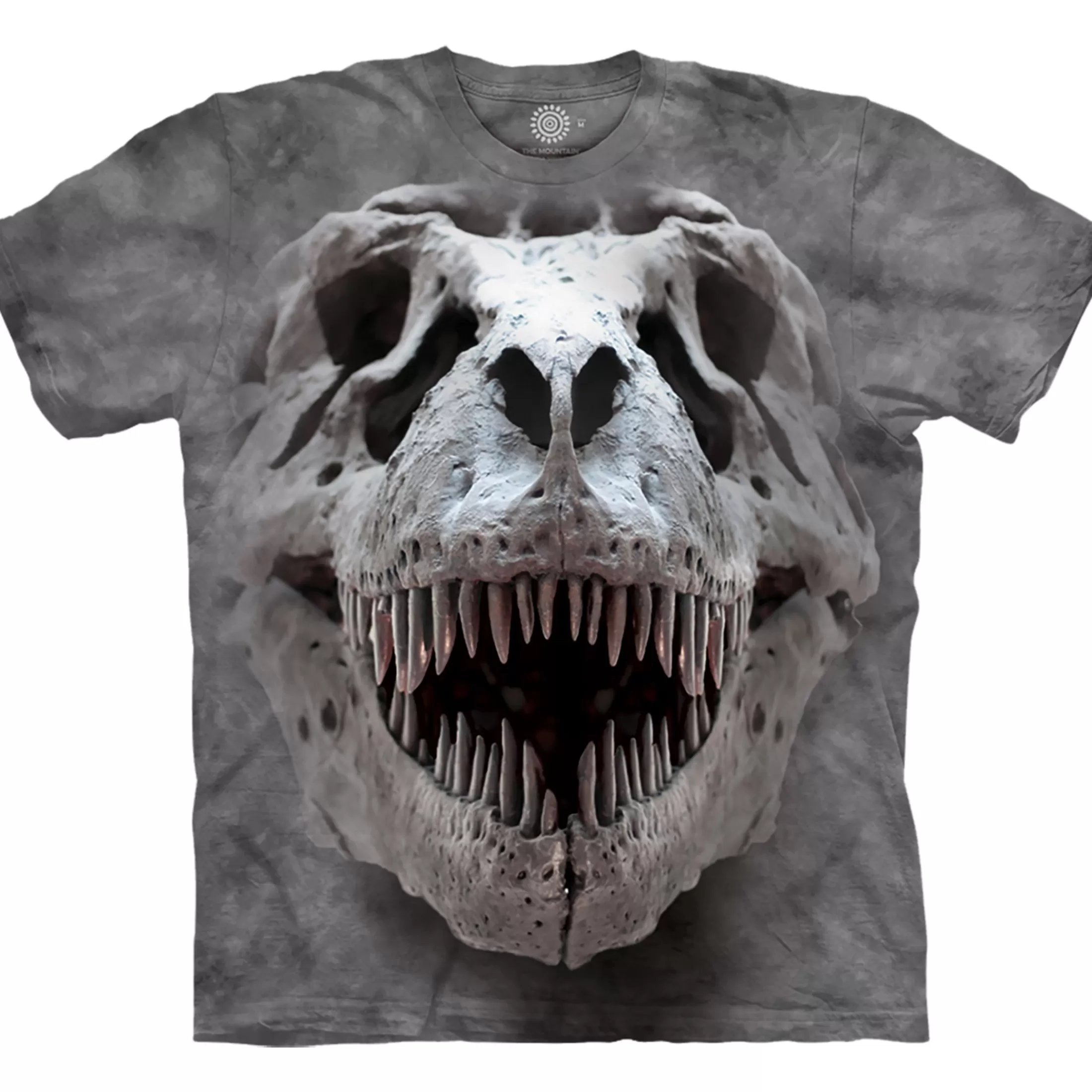 T-Shirt<Liquid Blue T-Rex Big Skull Classic Cotton T-Shirt