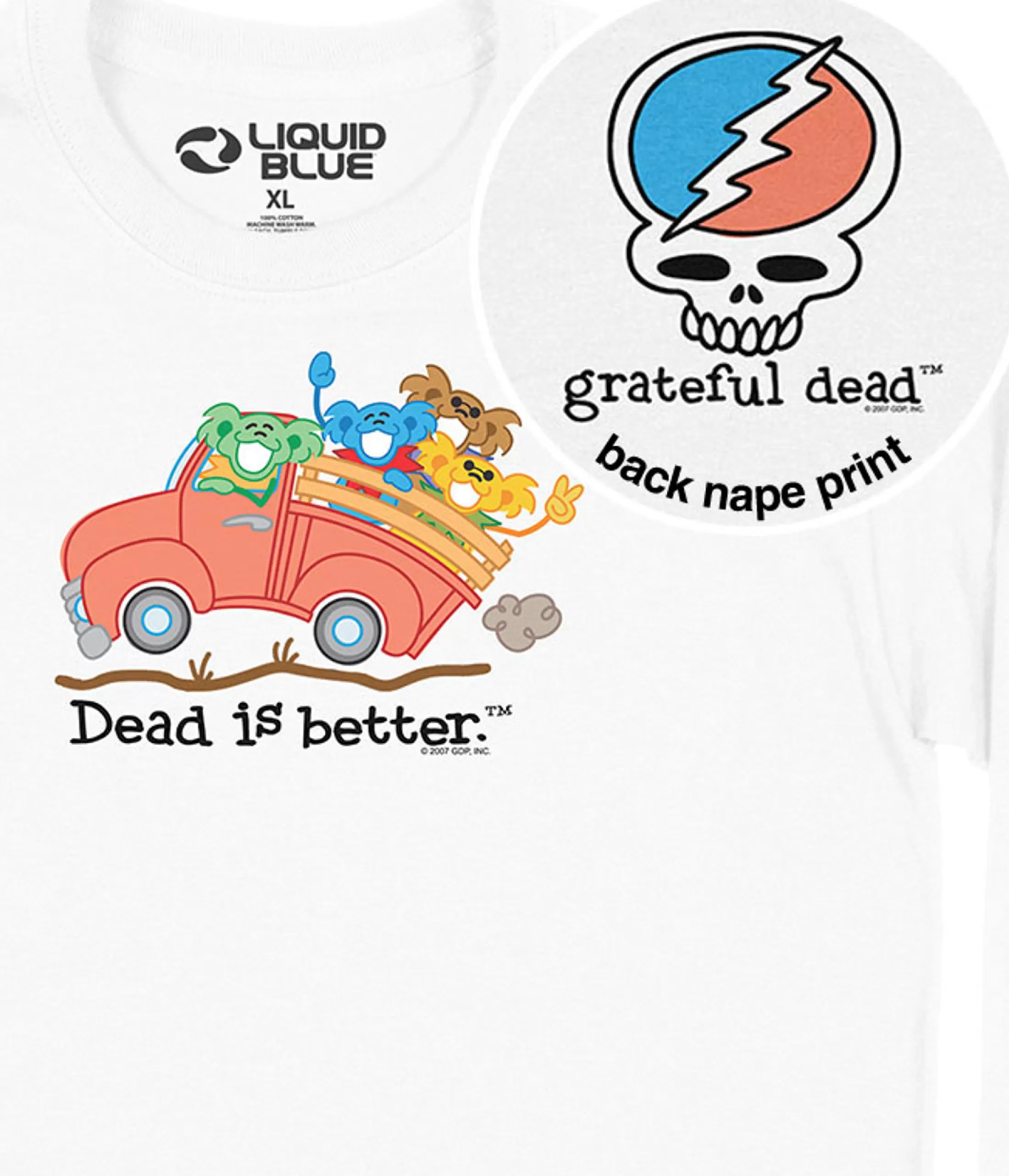 Long Sleeve | Grateful Dead<Liquid Blue Truck Dead Is Better Long Sleeve T-Shirt