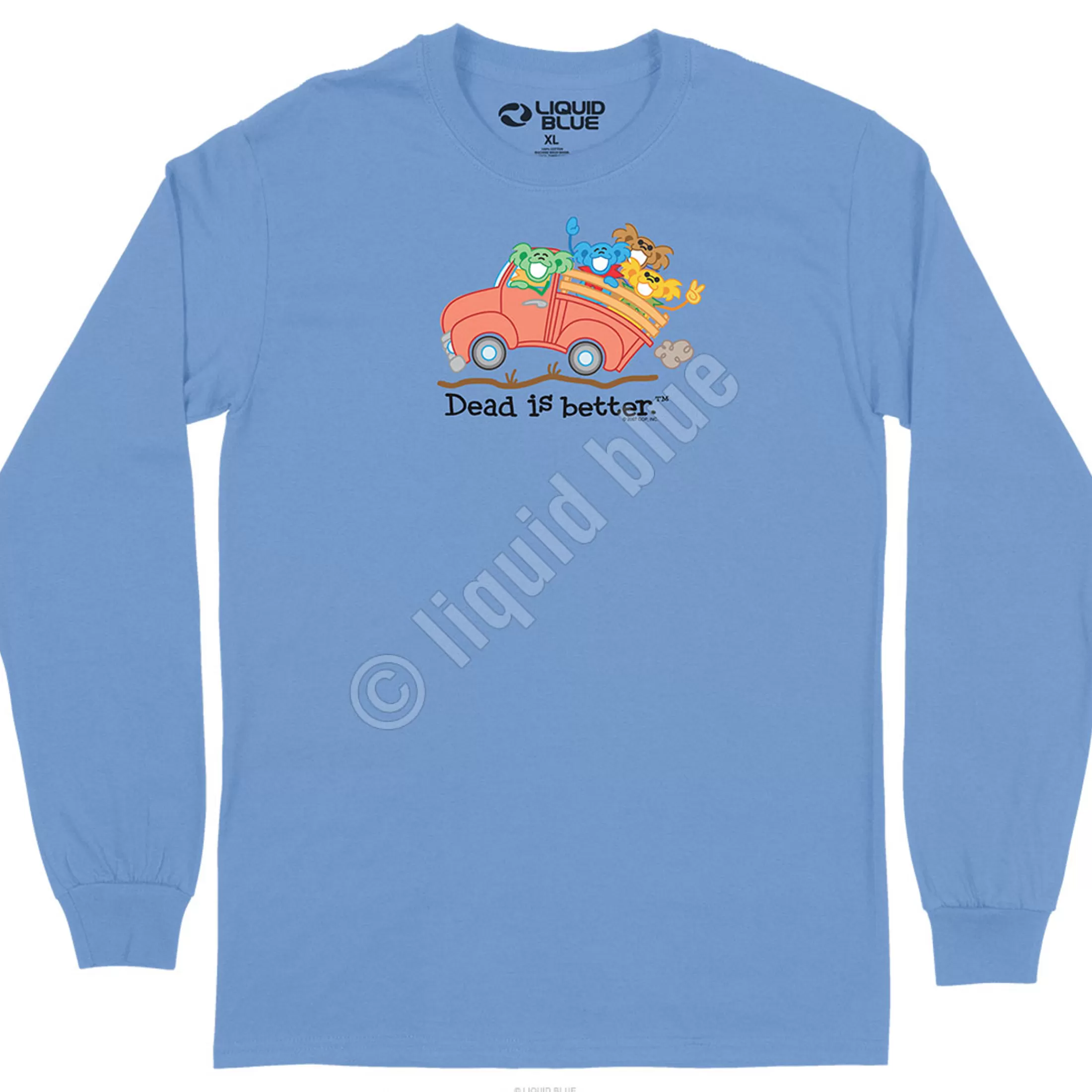 Long Sleeve | Grateful Dead<Liquid Blue Truck Dead Is Better Long Sleeve T-Shirt