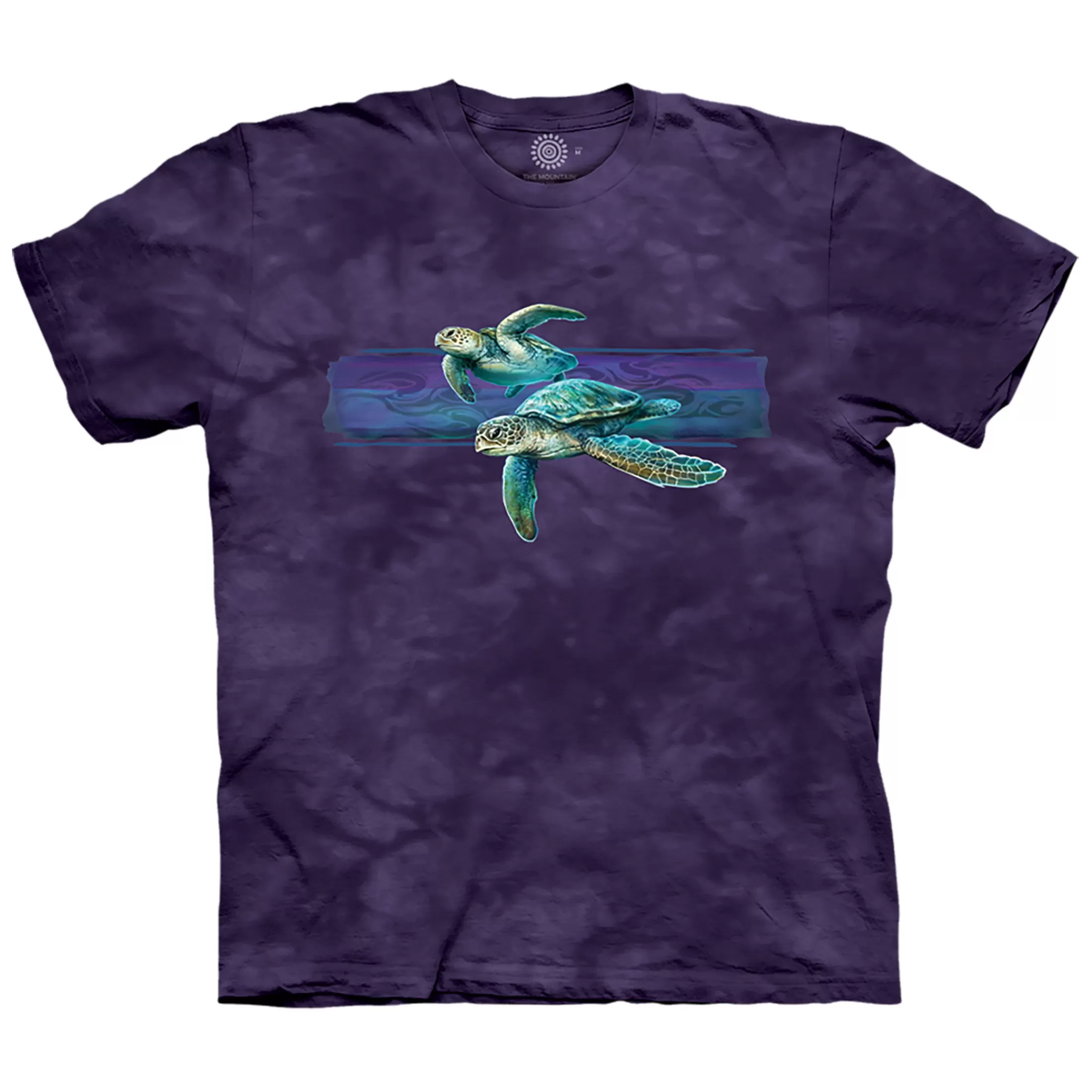 T-Shirt | Aquatic<Liquid Blue Turtle Harmony Band Classic Cotton T-Shirt