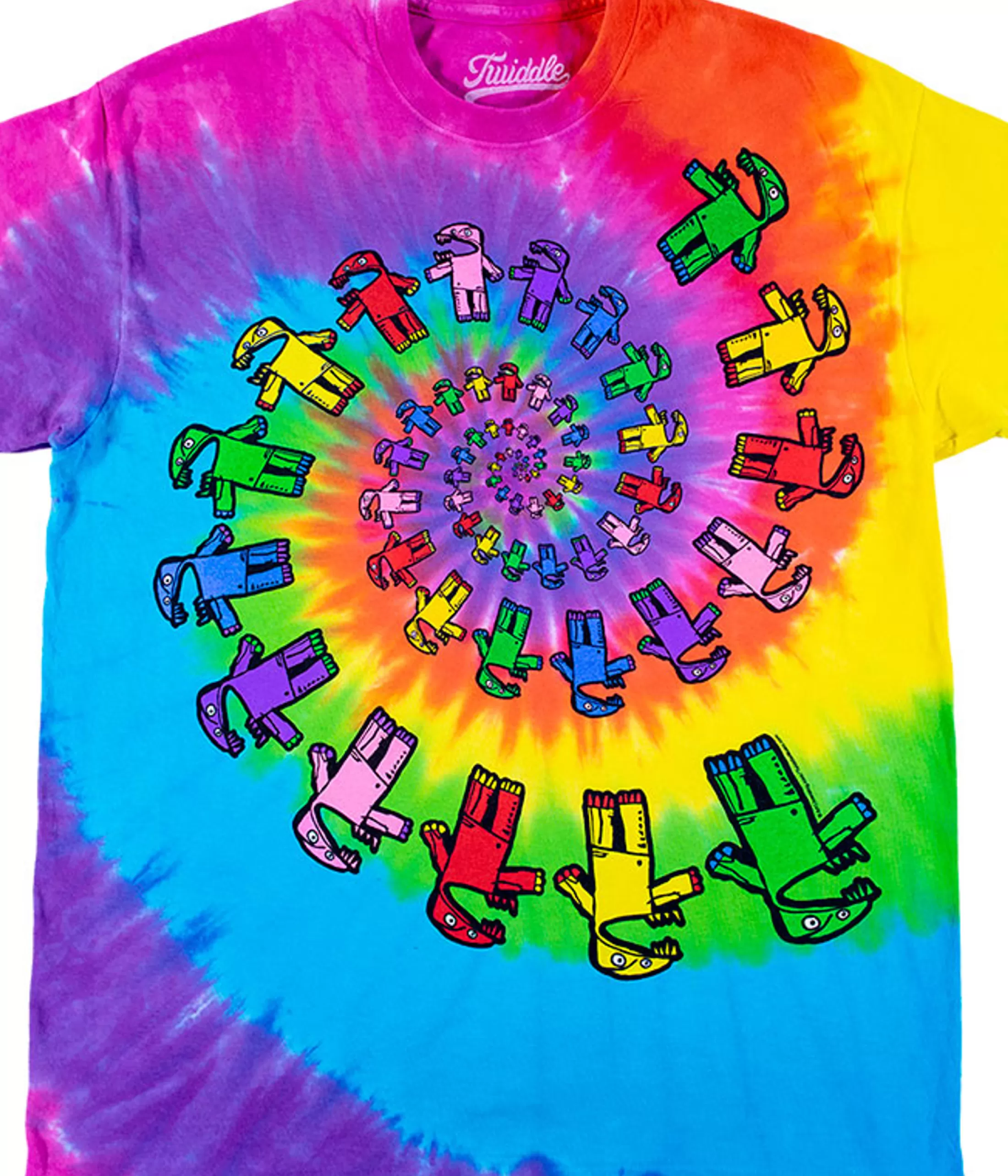 T-Shirt | Twiddle<Liquid Blue Twiddle Spiral Tie-Dye T-Shirt