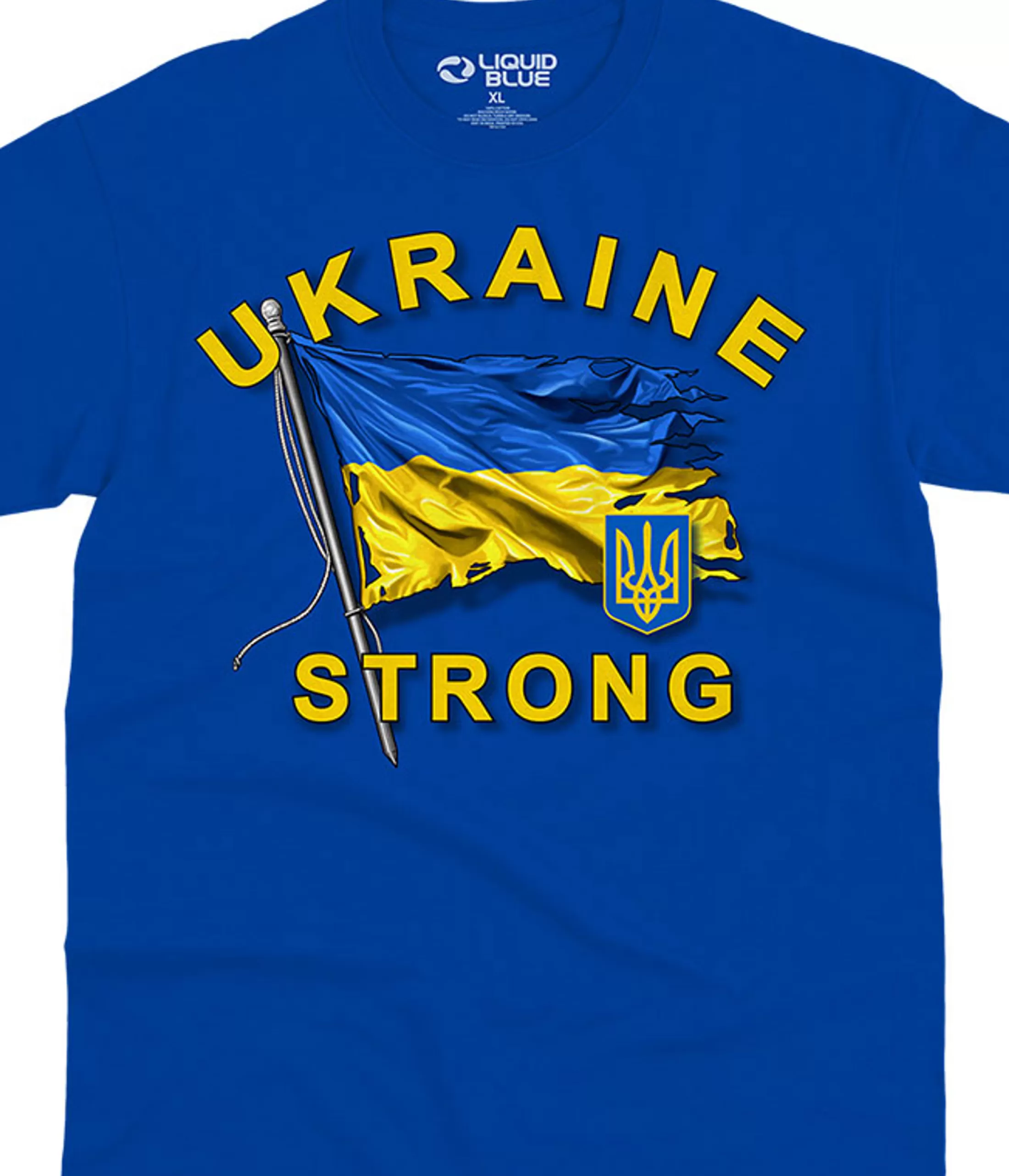 T-Shirt | Ukraine<Liquid Blue Ukraine Strong Royal T-Shirt