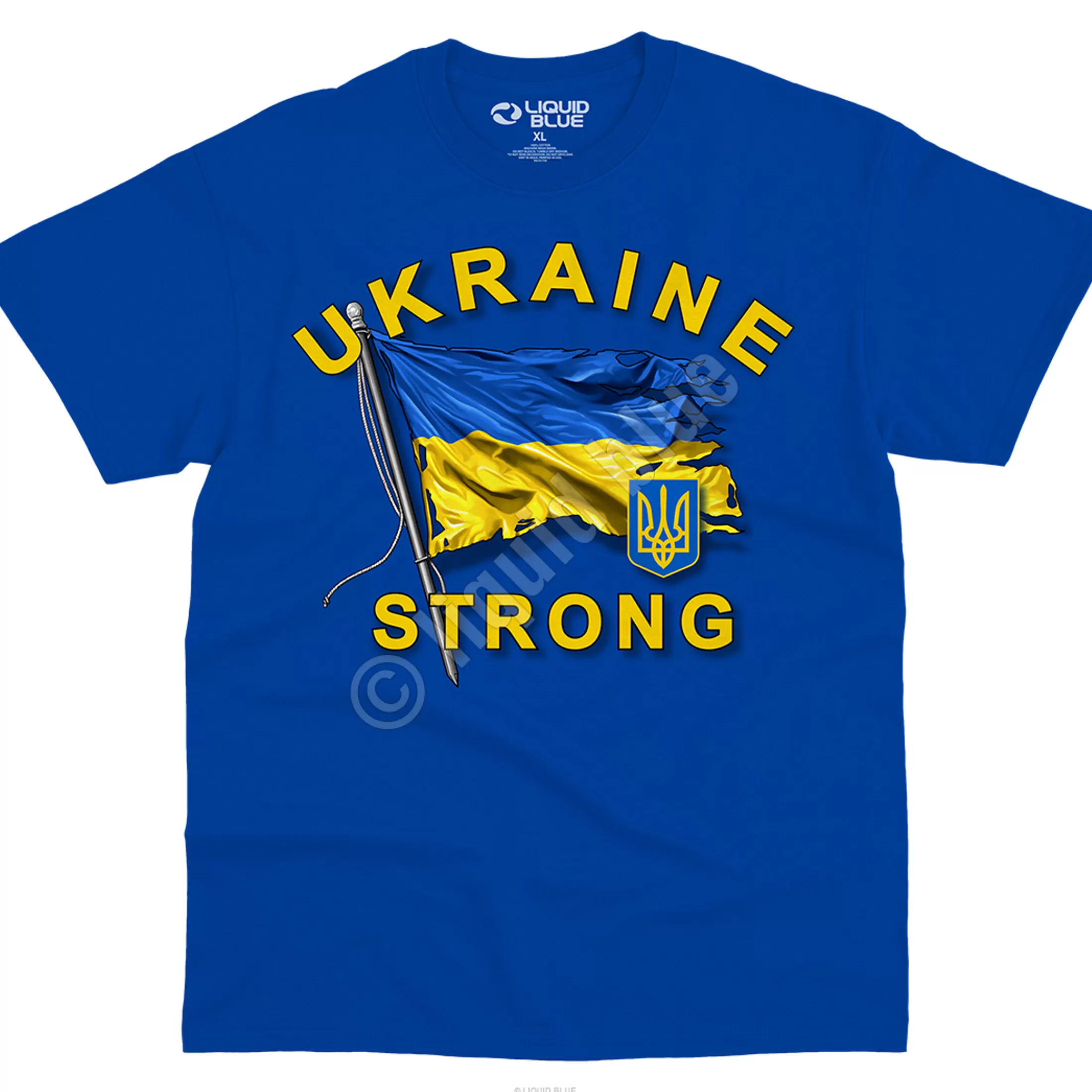 T-Shirt | Ukraine<Liquid Blue Ukraine Strong Royal T-Shirt