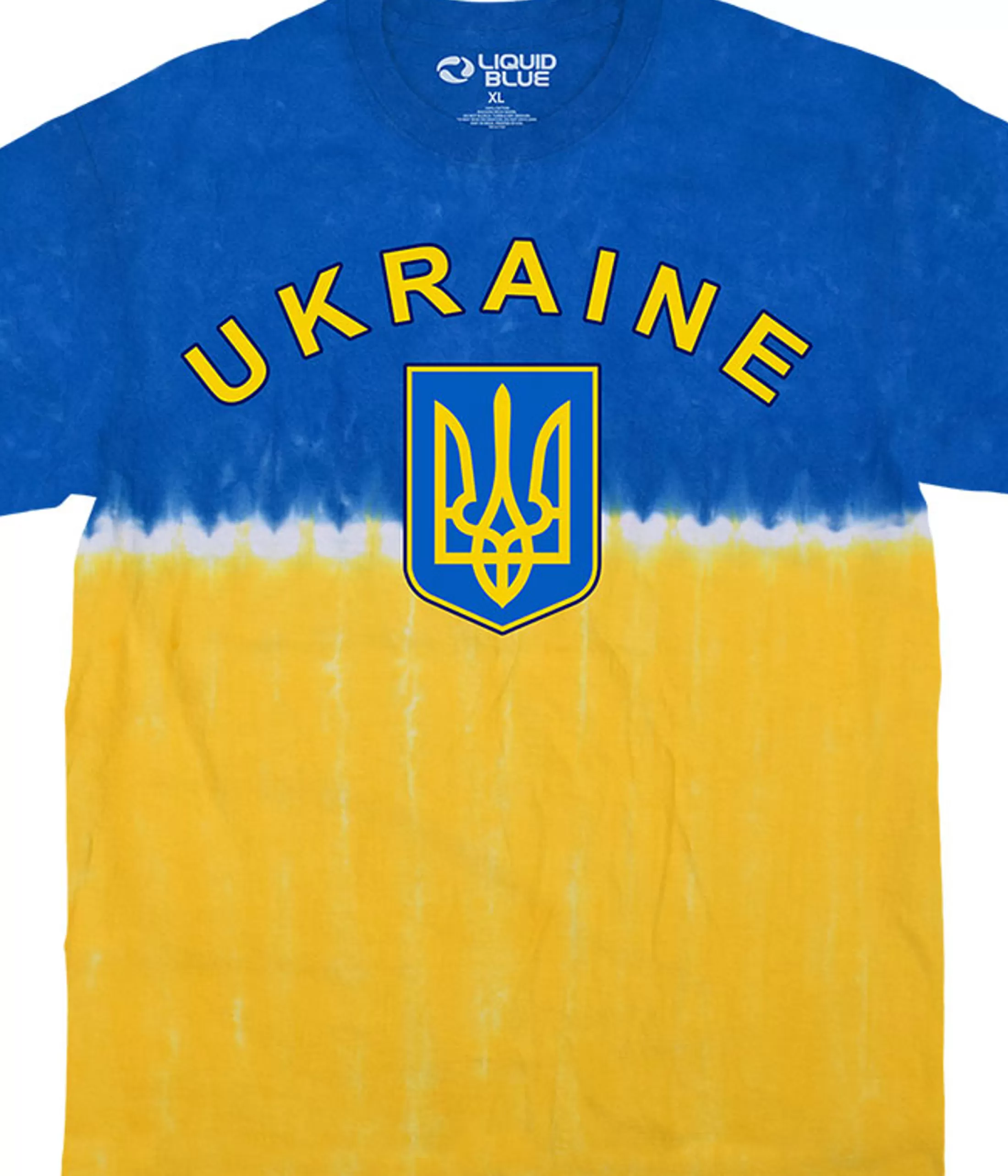 T-Shirt | Ukraine<Liquid Blue Ukraine Tie-Dye T-Shirt