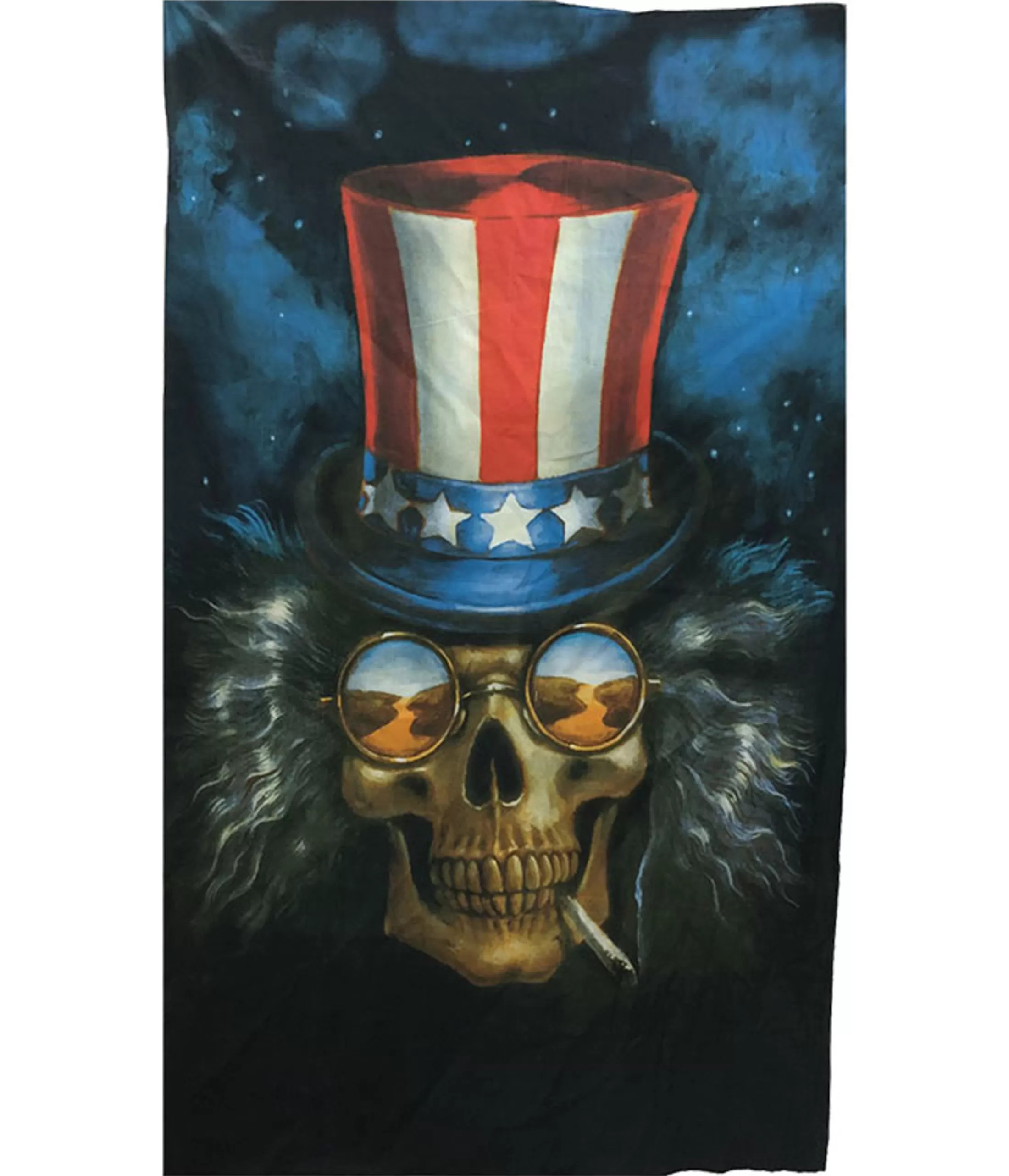 Grateful Dead | Classic<Liquid Blue Uncle Sam Skull Heady Mini Tapestry