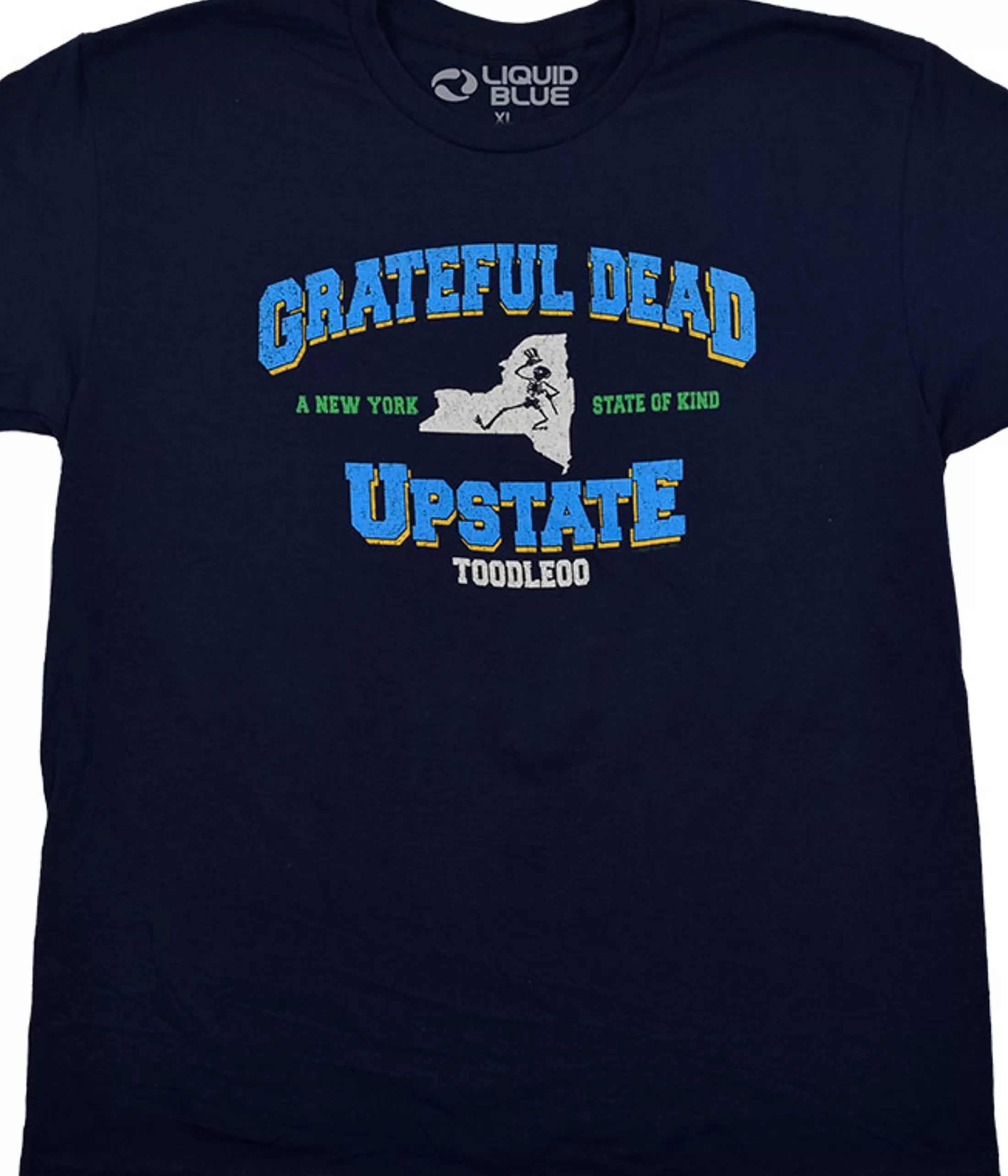 T-Shirt | Grateful Dead<Liquid Blue Upstate NY Navy T-Shirt