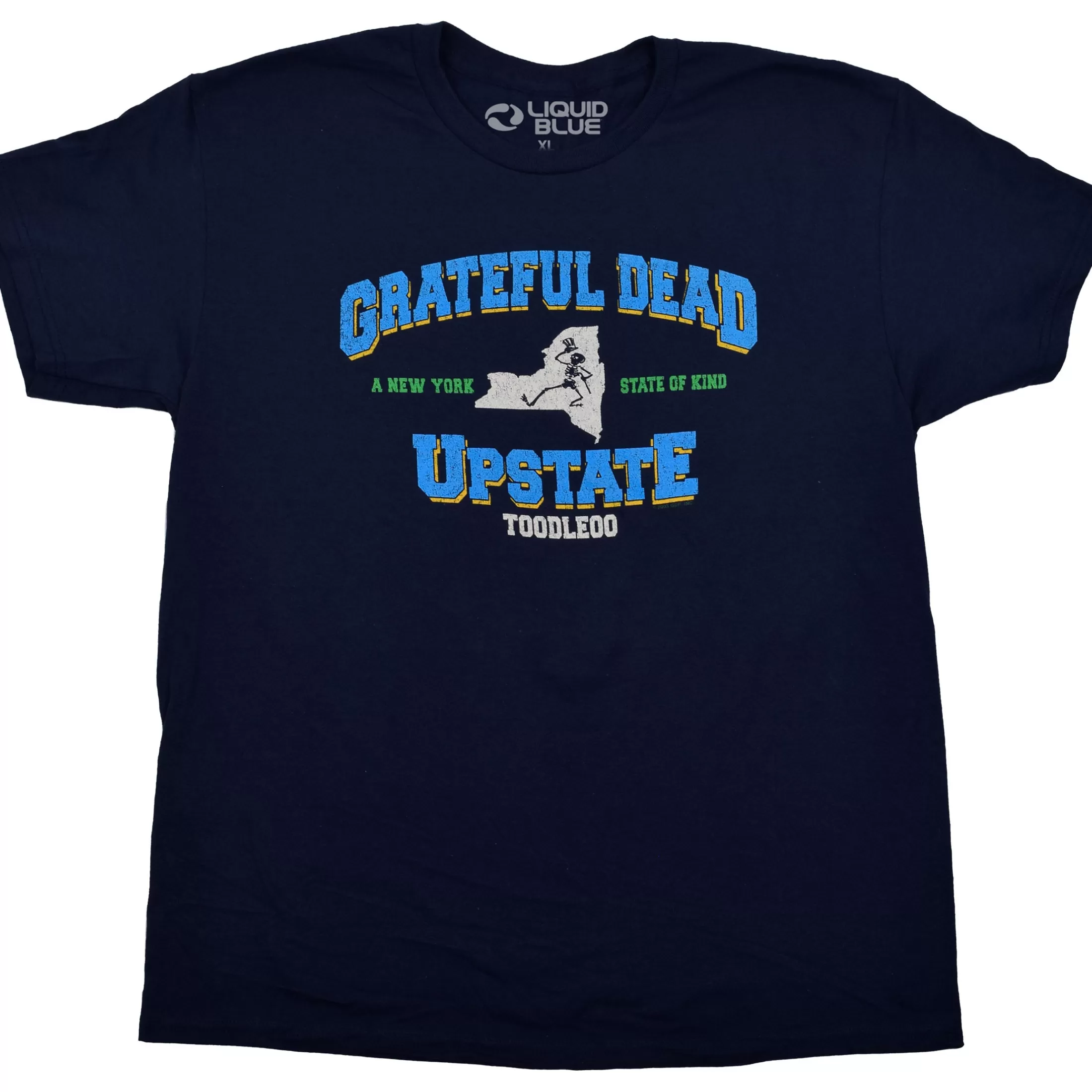 T-Shirt | Grateful Dead<Liquid Blue Upstate NY Navy T-Shirt