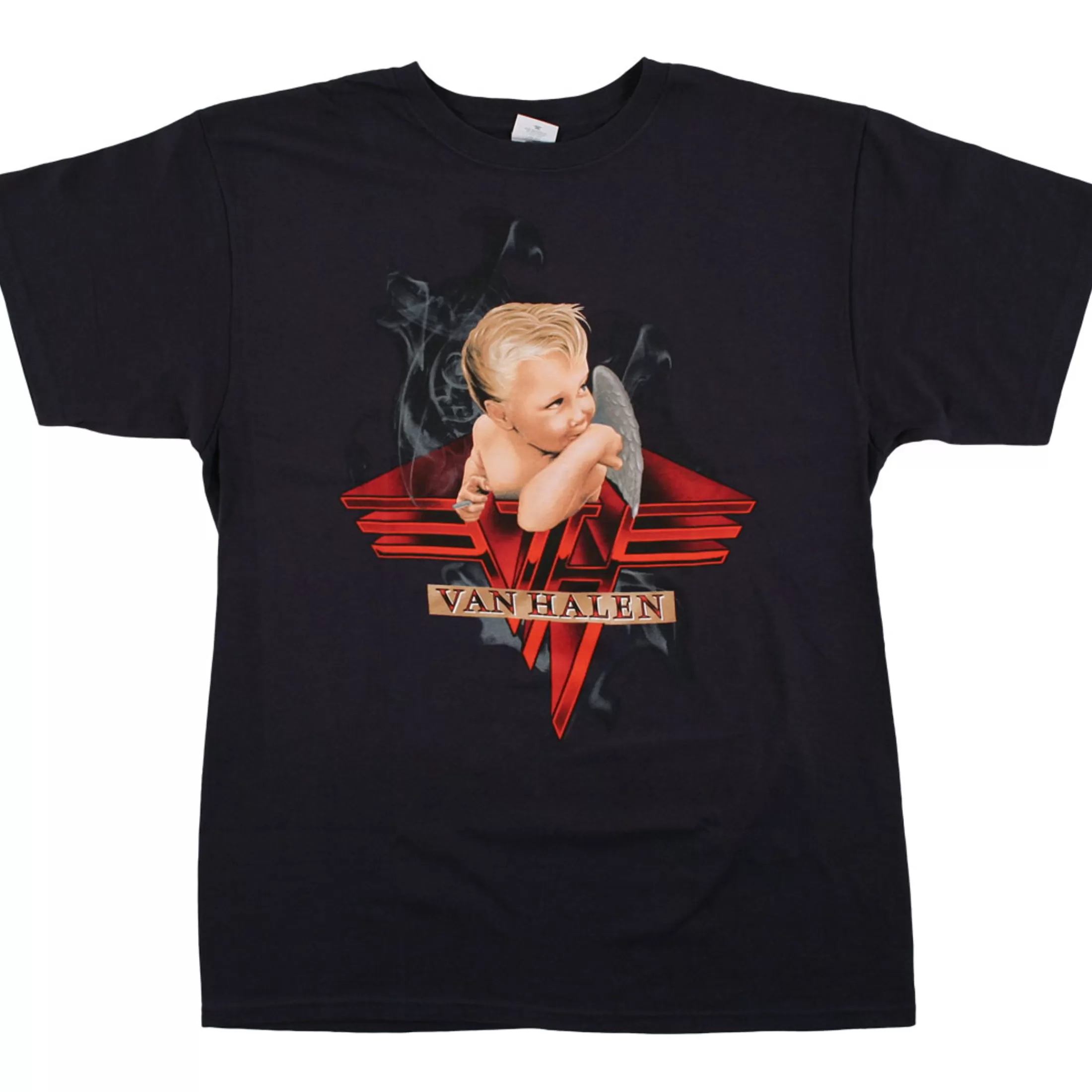 T-Shirt | Van Halen<Liquid Blue Van Halen Smoking Navy T-Shirt