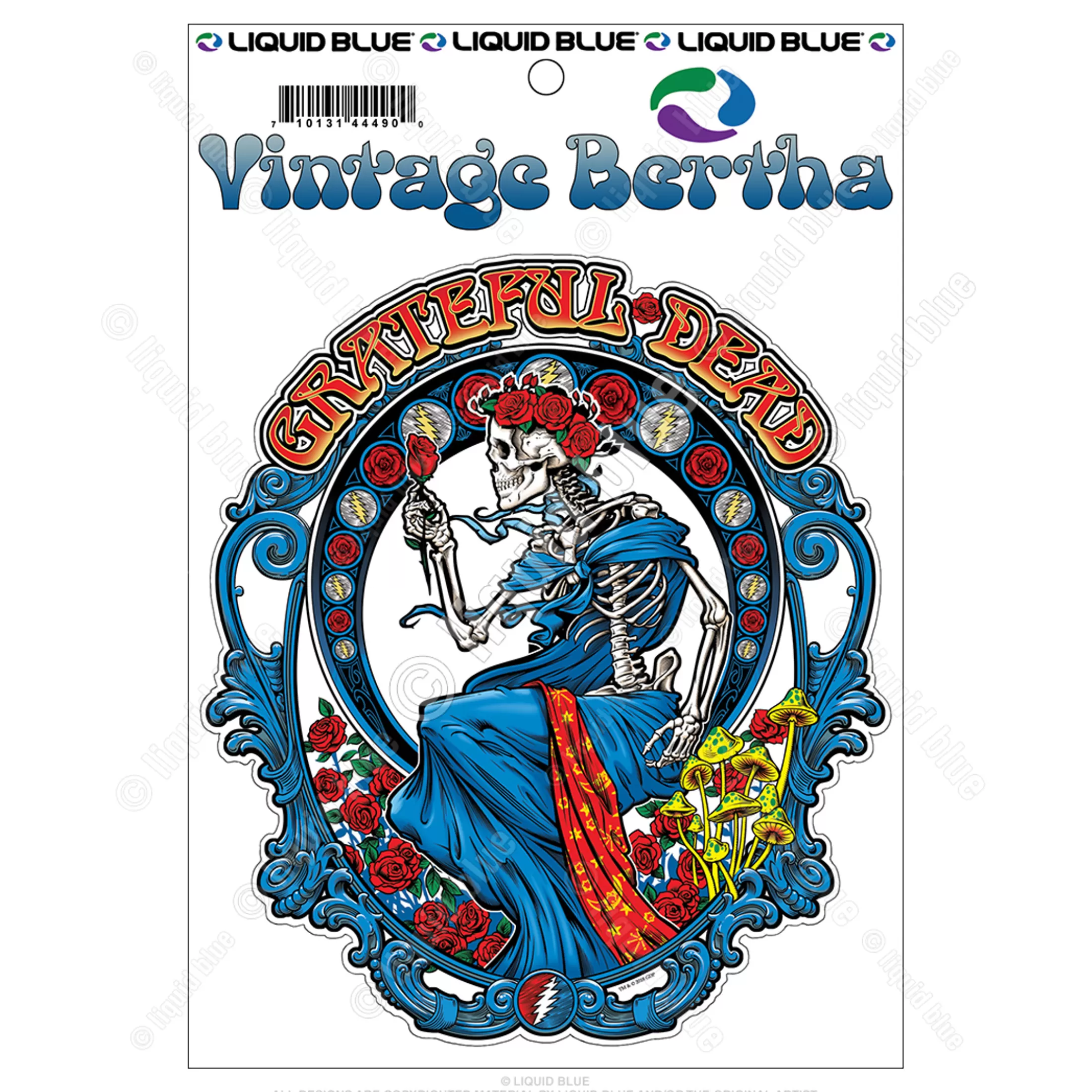 Grateful Dead | Classic<Liquid Blue Vintage Bertha Sticker