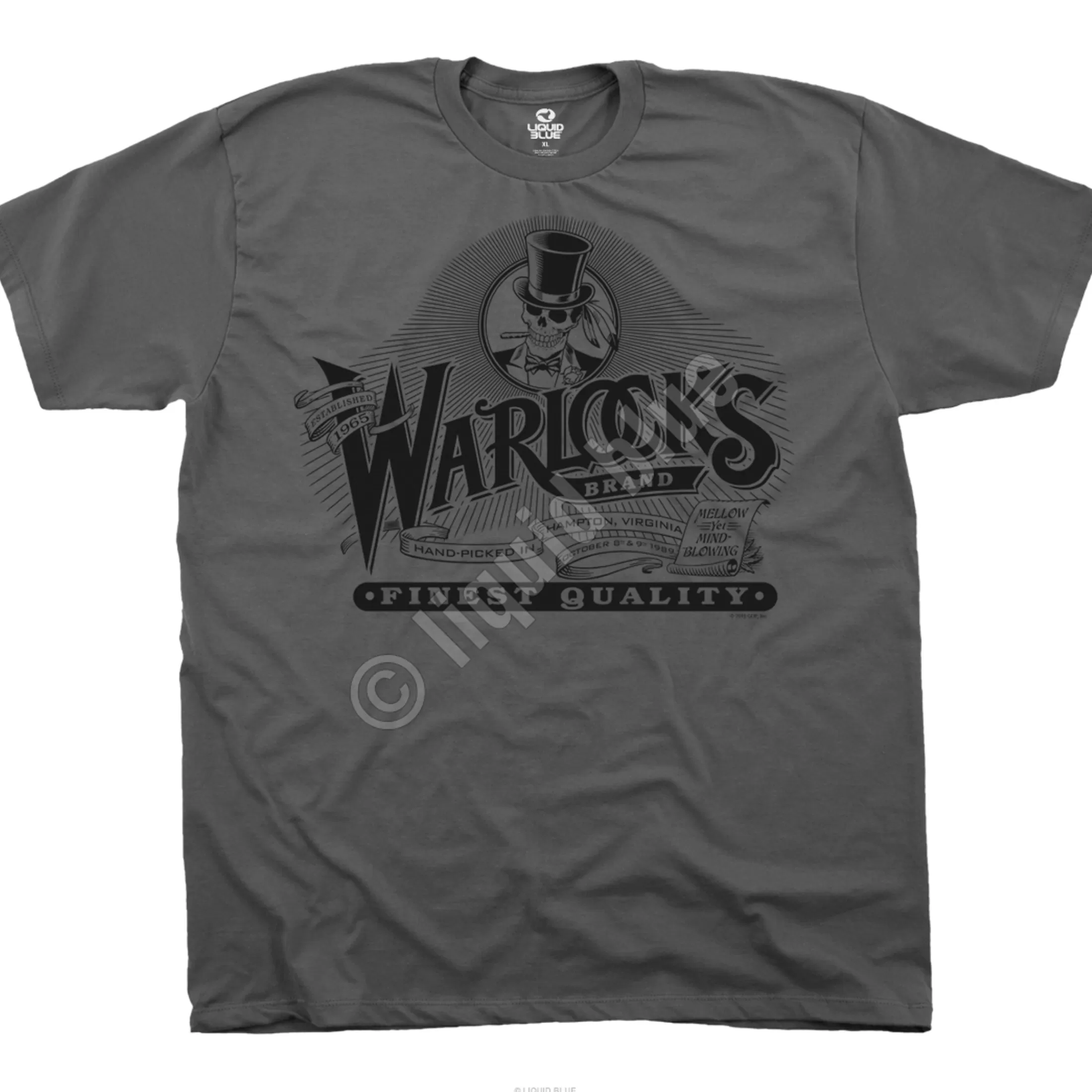 Athletic T-Shirt | Grateful Dead<Liquid Blue Warlocks Grey Athletic T-Shirt