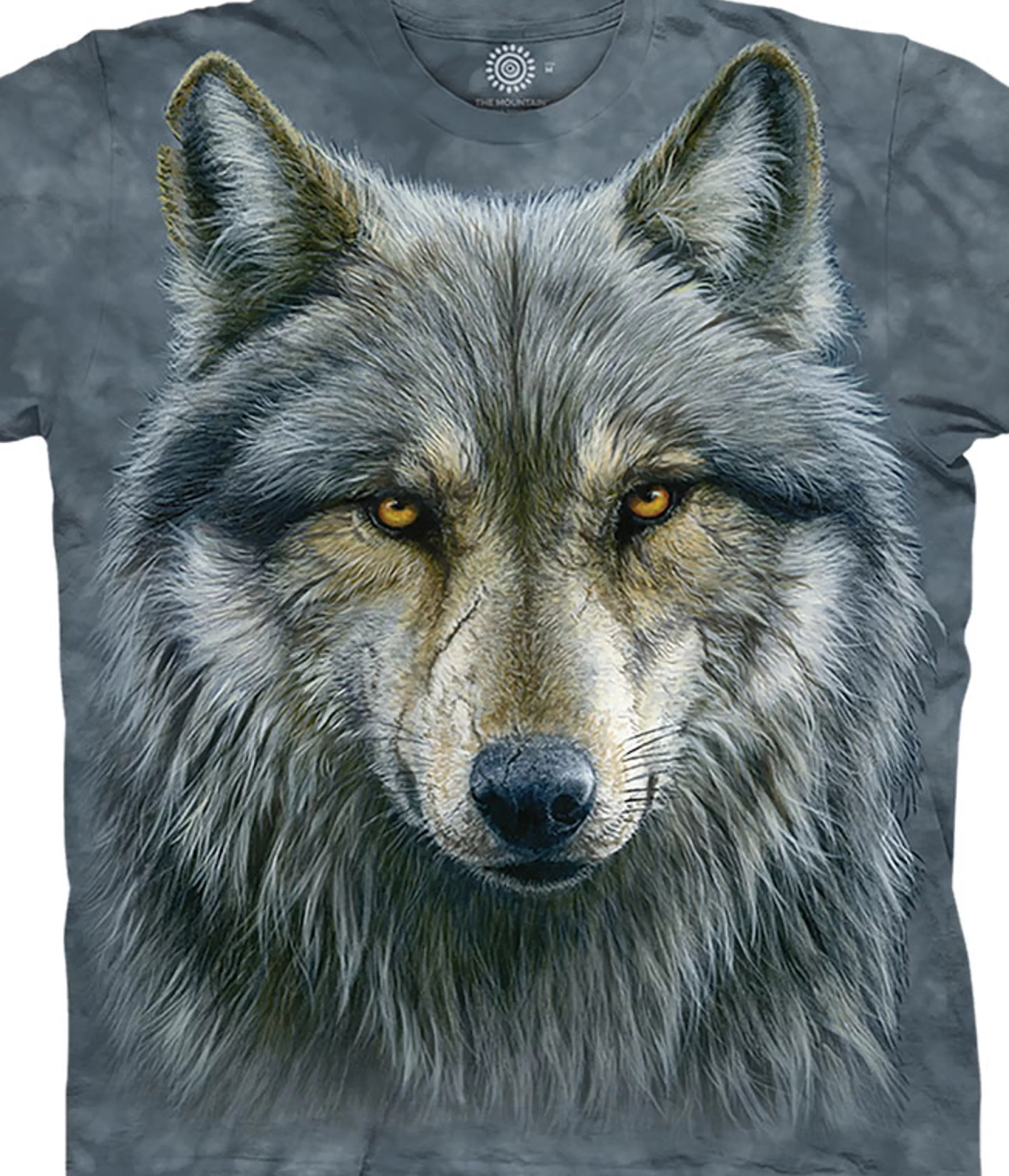 T-Shirt | Wolf Shirt Collection<Liquid Blue Warrior Wolf Classic Cotton T-Shirt