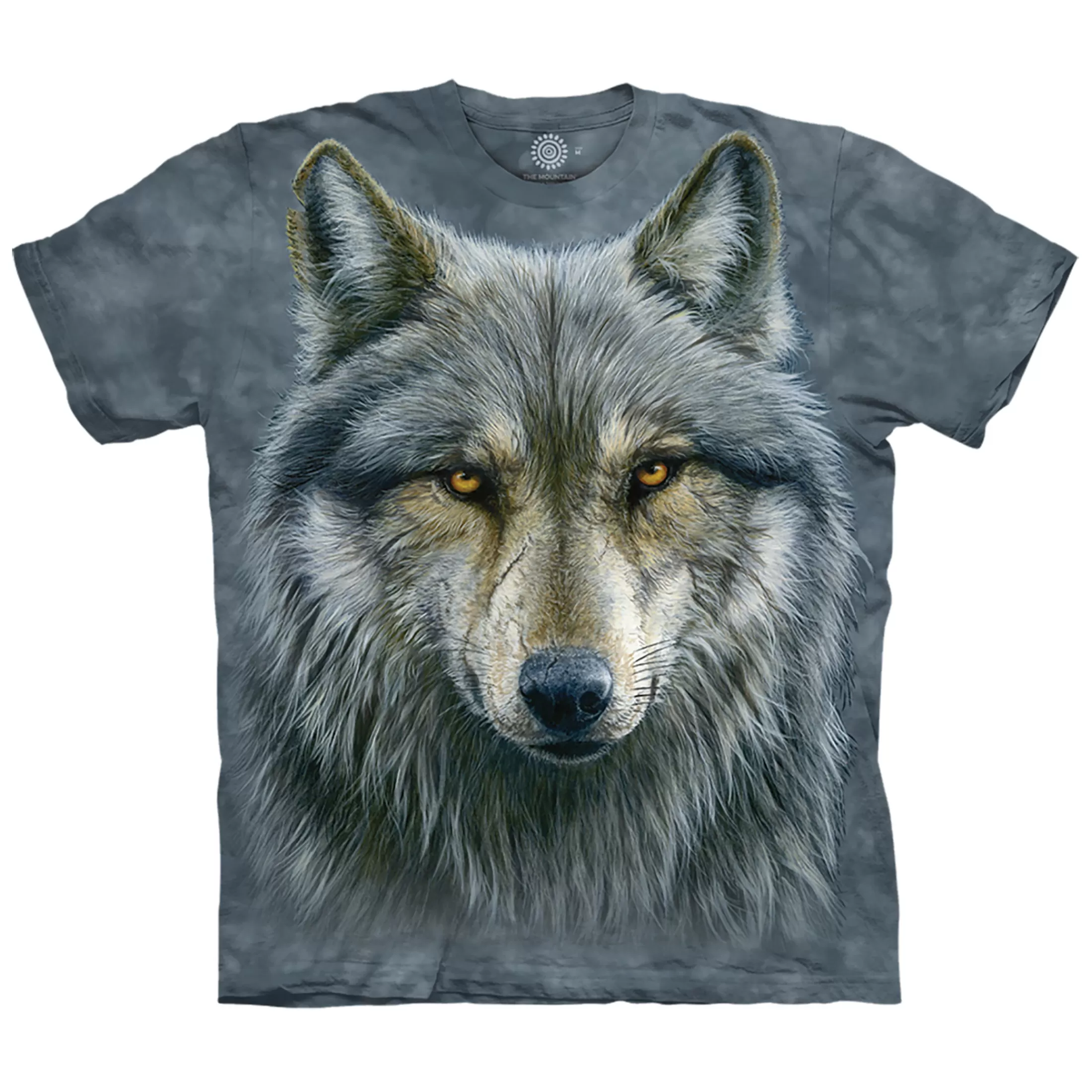 T-Shirt | Wolf Shirt Collection<Liquid Blue Warrior Wolf Classic Cotton T-Shirt