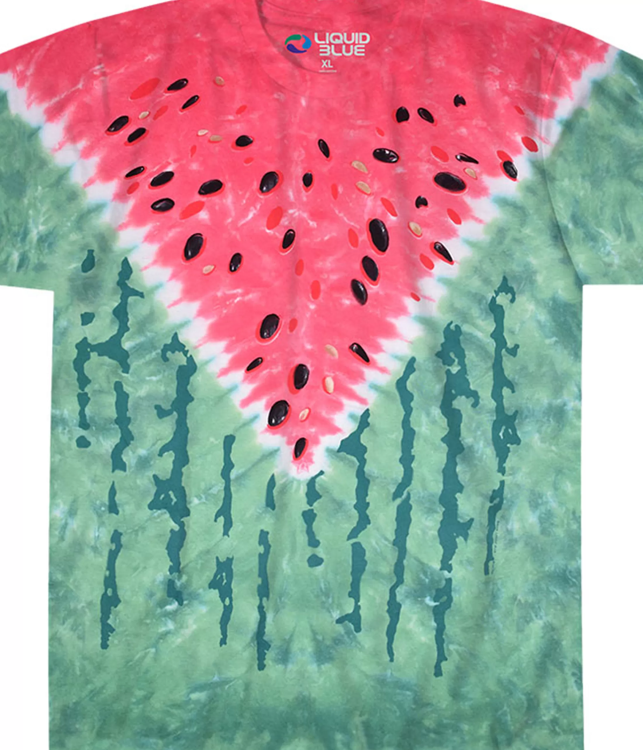 T-Shirt | Food<Liquid Blue Watermelon Tie-Dye T-Shirt