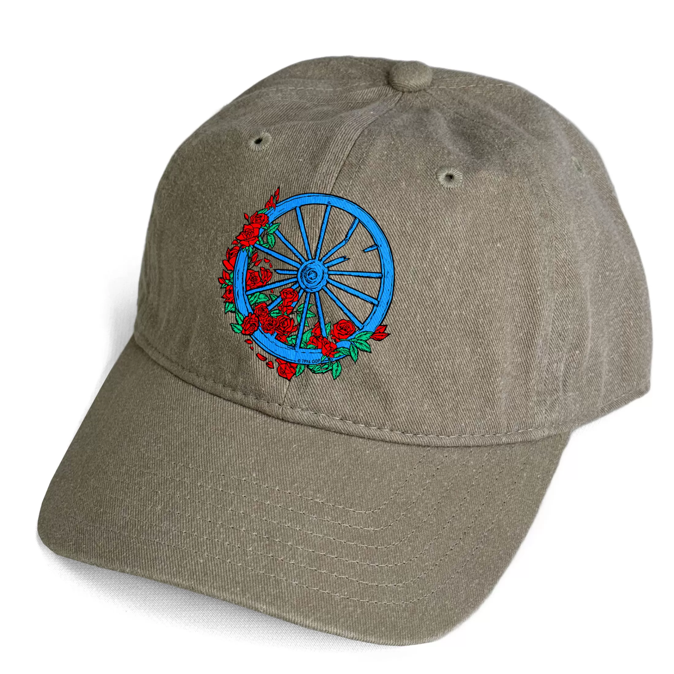 Hats | Grateful Dead<Liquid Blue Wheel and Roses Hat