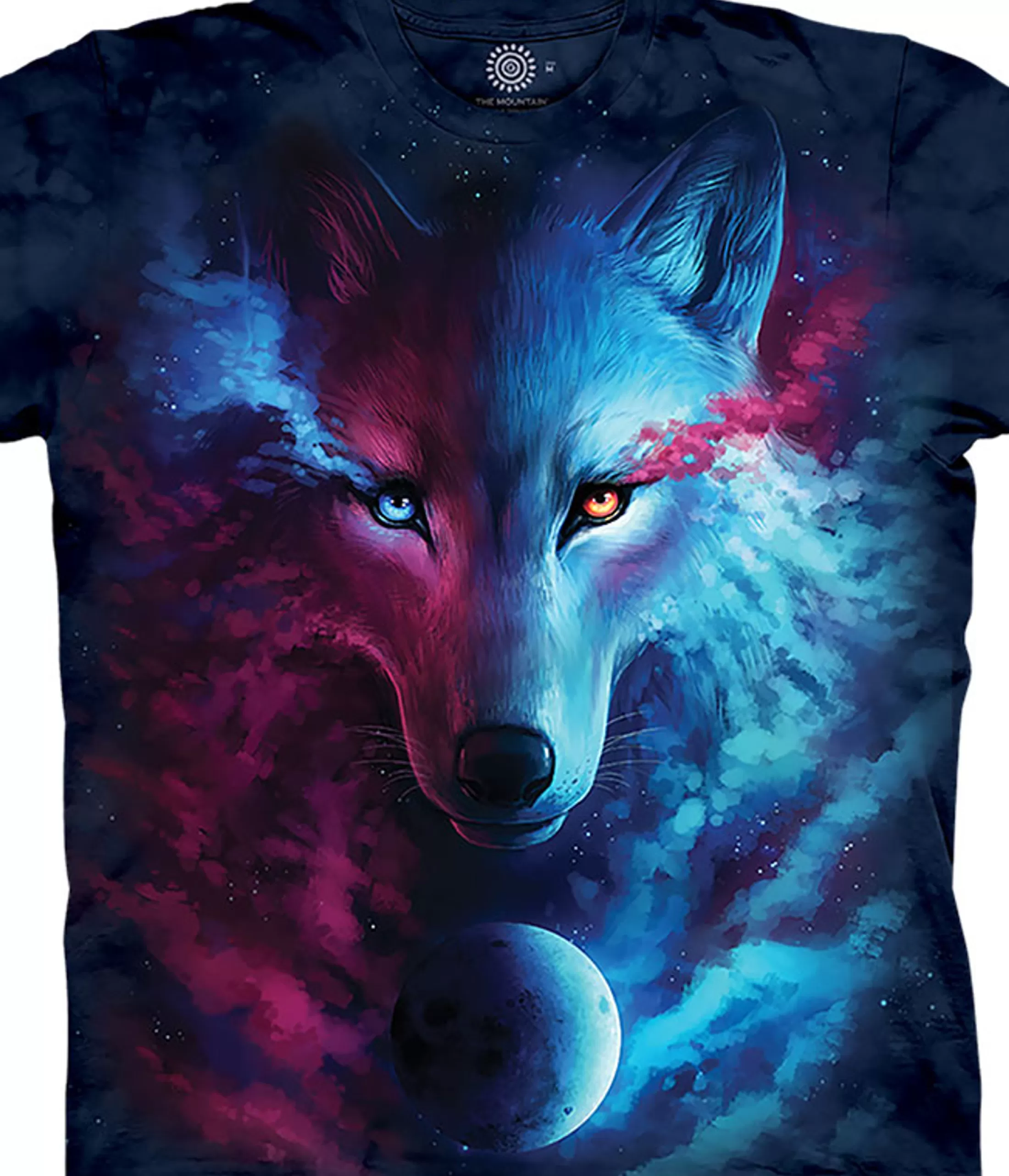 T-Shirt | Wolf Shirt Collection<Liquid Blue Where Light And Dark Meet Classic Cotton T-Shirt