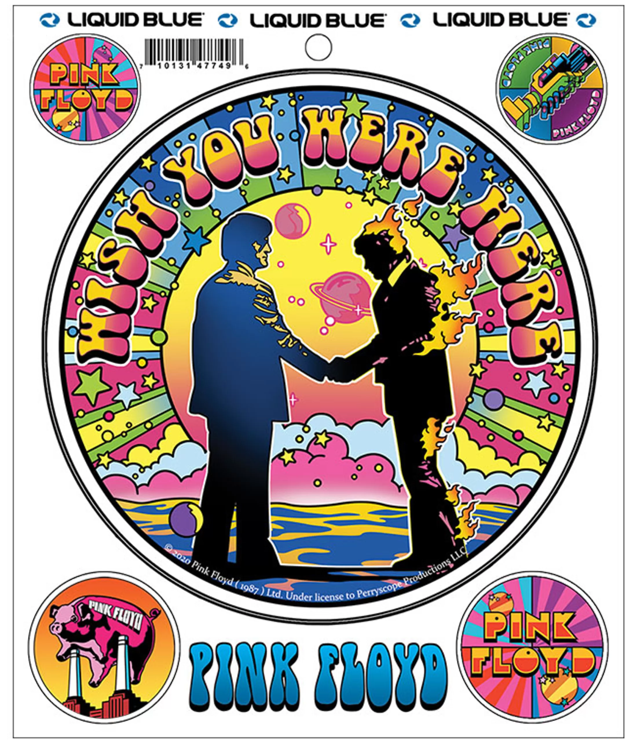 Pink Floyd<Liquid Blue Which Ones Pink Mod Multi Sticker