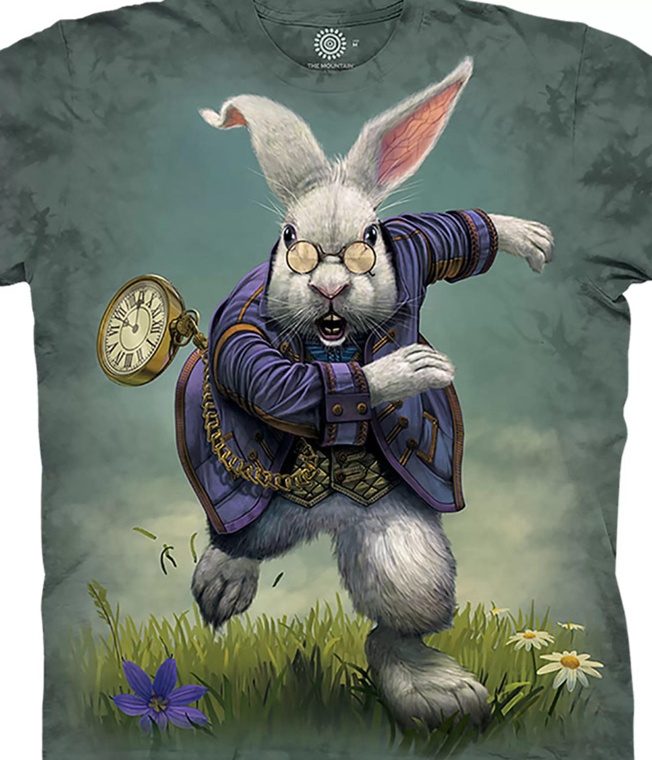 T-Shirt | Other Mythical Creatures<Liquid Blue White Rabbit Classic Cotton T-Shirt