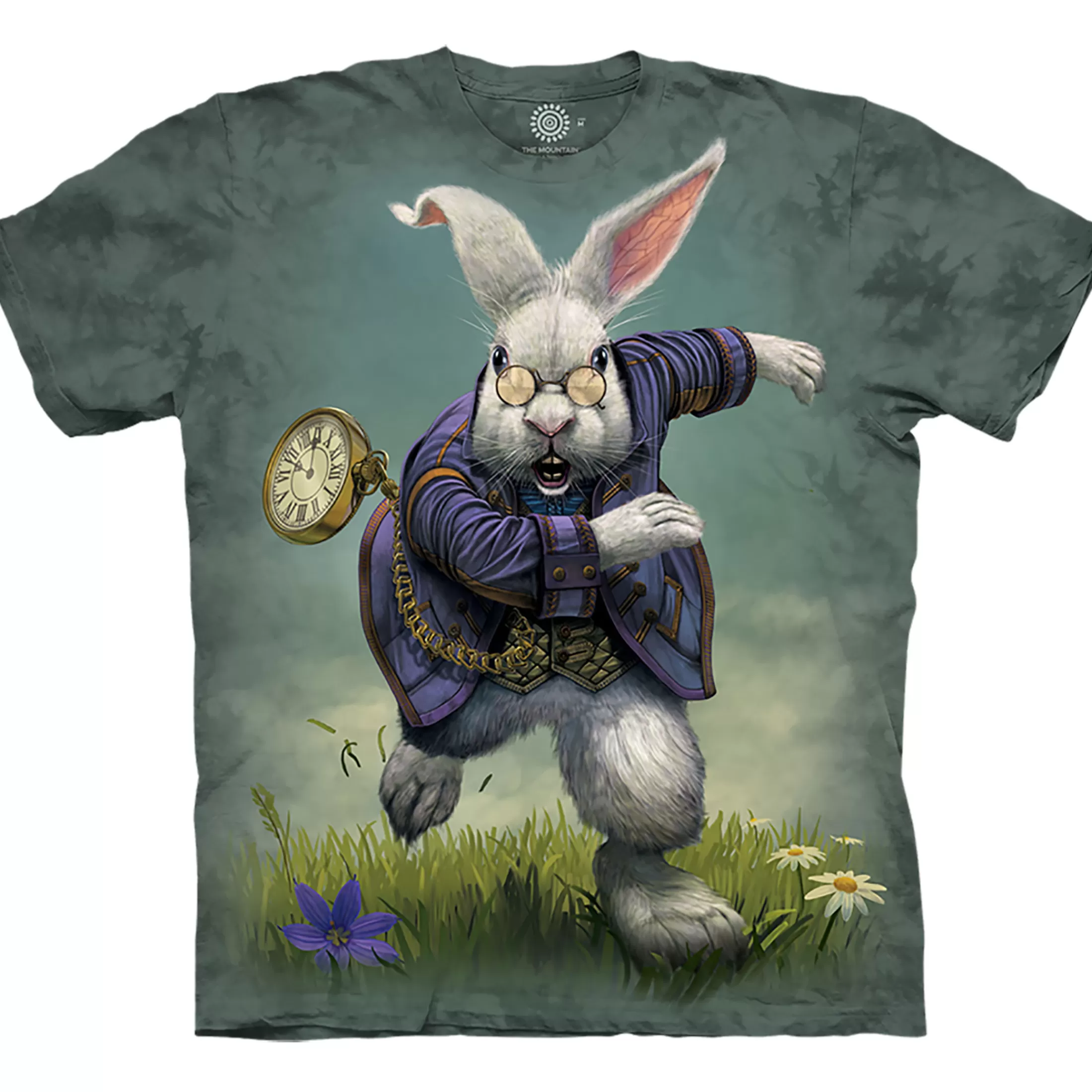 T-Shirt | Other Mythical Creatures<Liquid Blue White Rabbit Classic Cotton T-Shirt