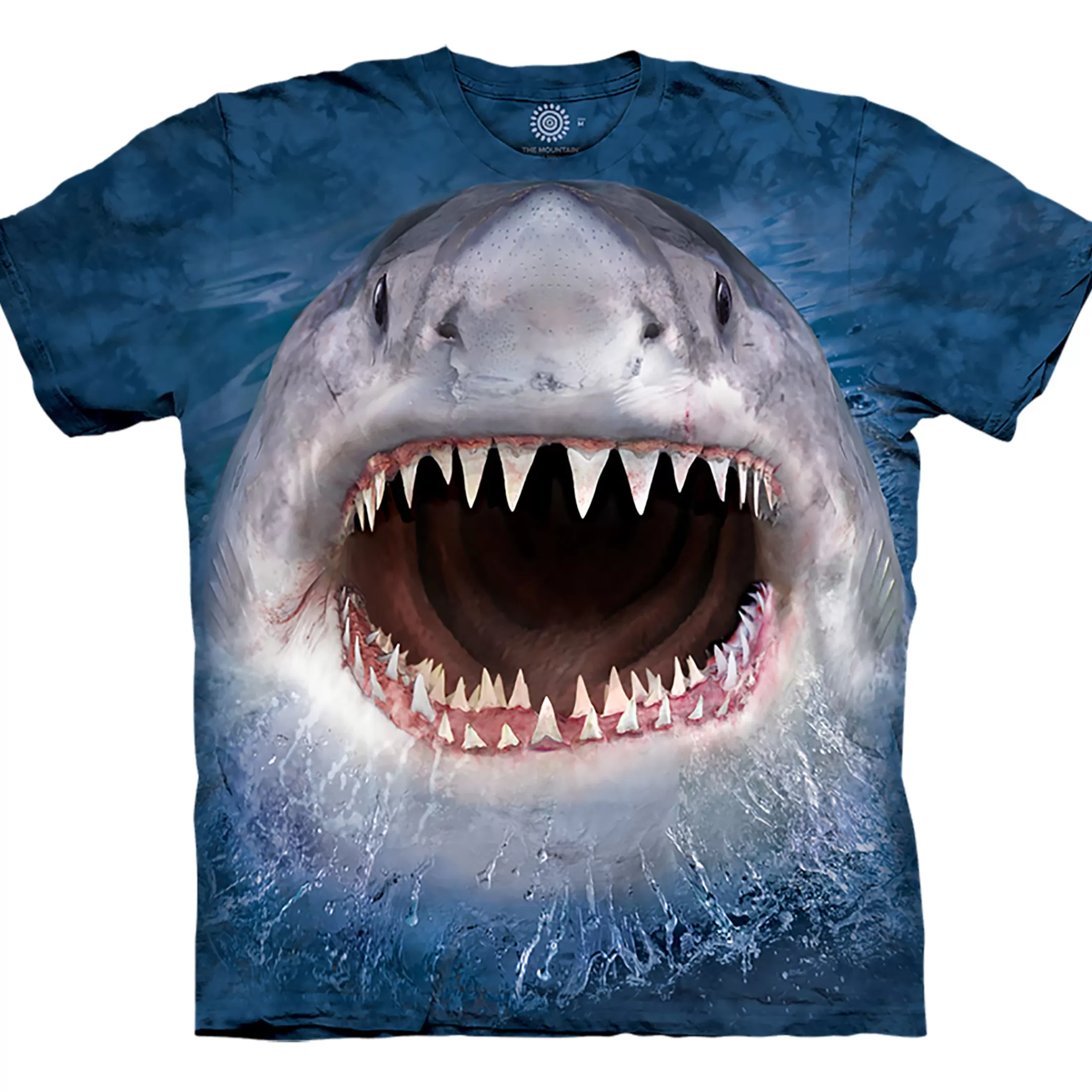 T-Shirt | Aquatic<Liquid Blue Wicked Nasty Shark Classic Cotton T-Shirt