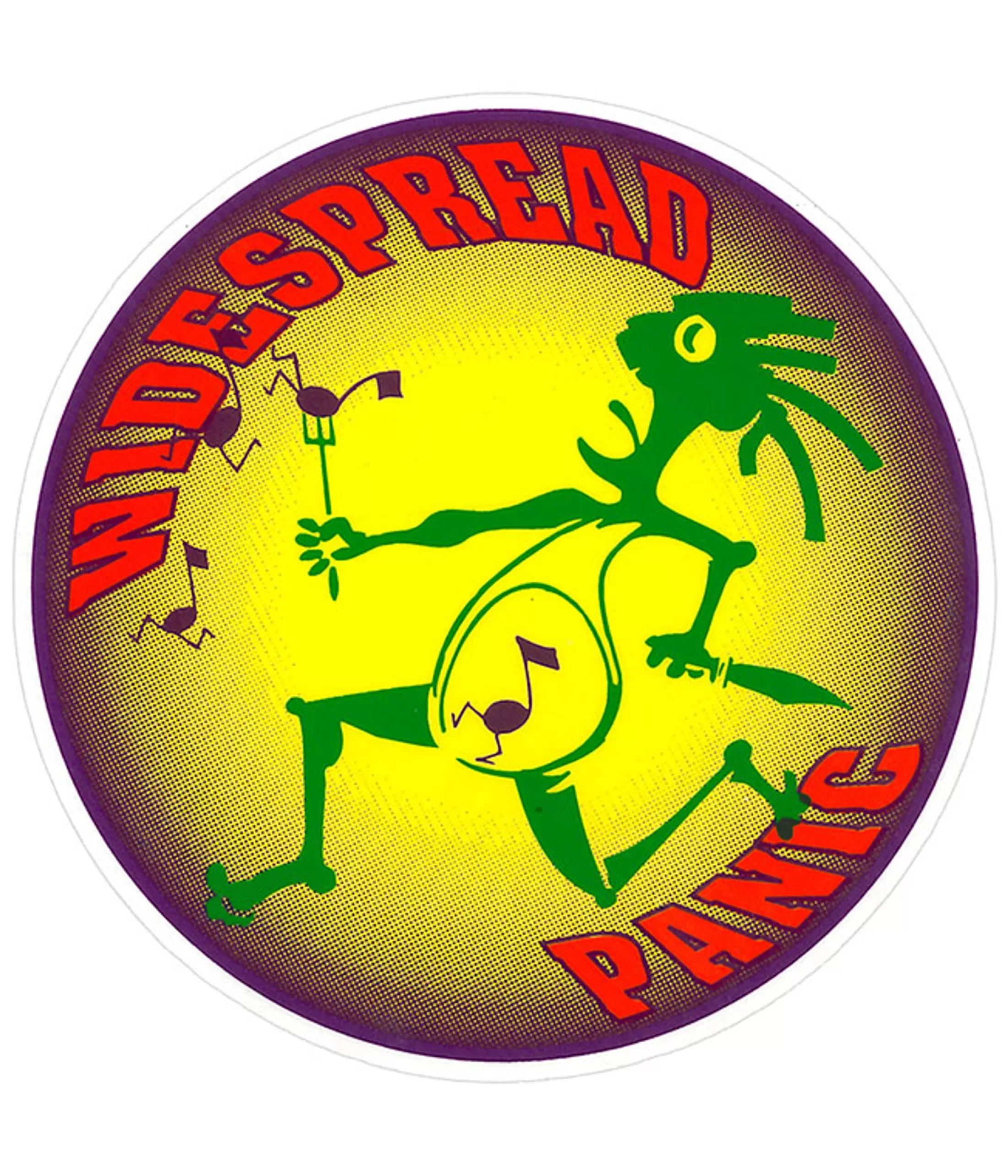 Widespread Panic<Liquid Blue Widespread Note Eater Sticker