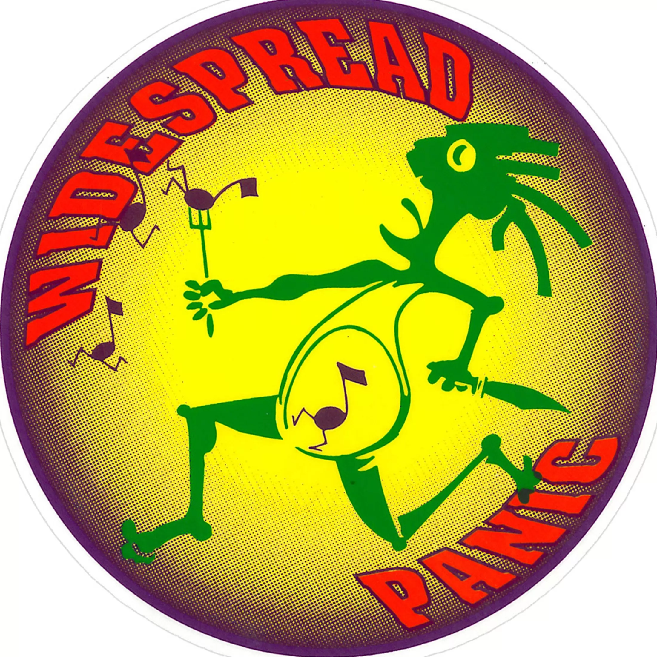 Widespread Panic<Liquid Blue Widespread Note Eater Sticker