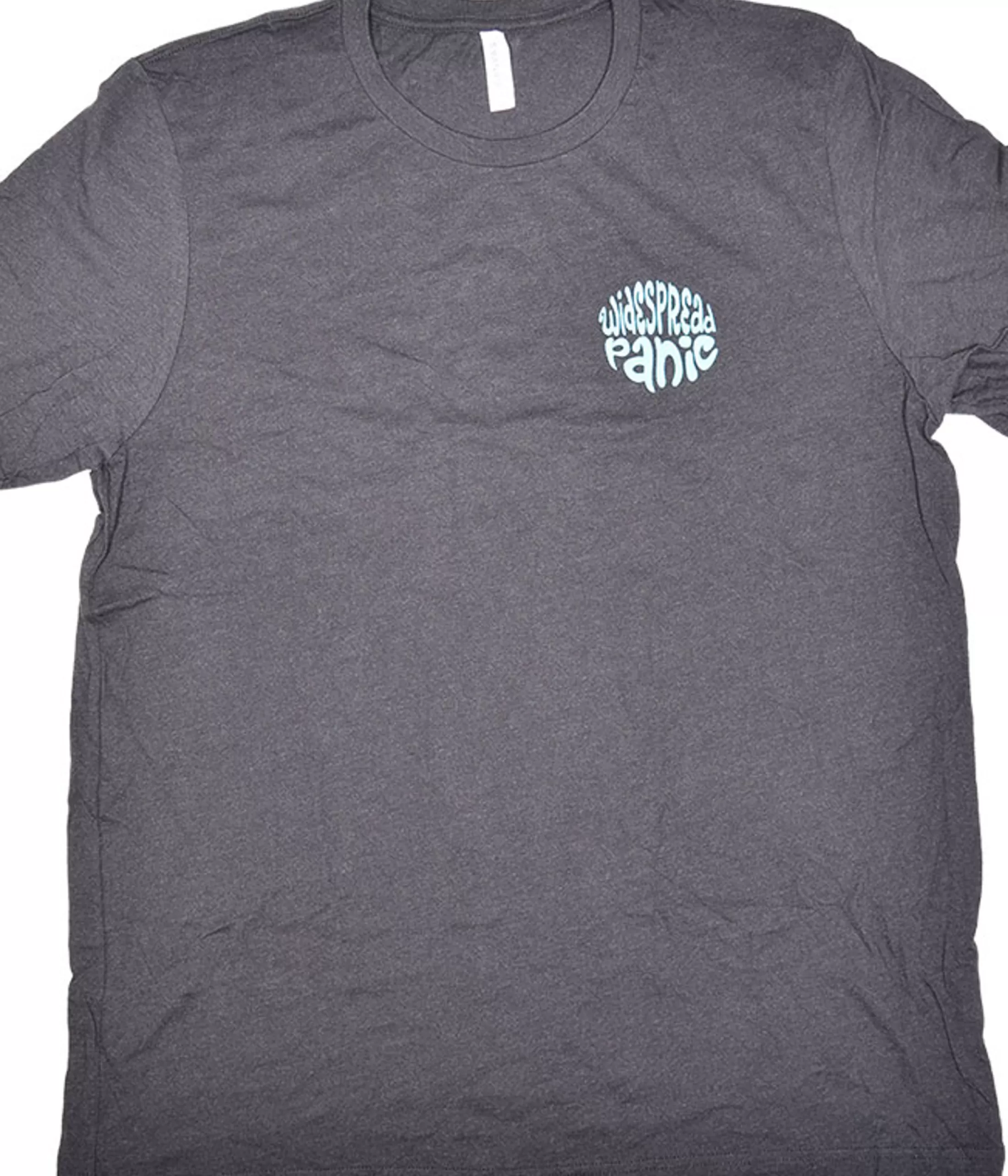 T-Shirt | Widespread Panic<Liquid Blue Widespread Panic NE Song Title Grey Poly-Cotton T-Shirt