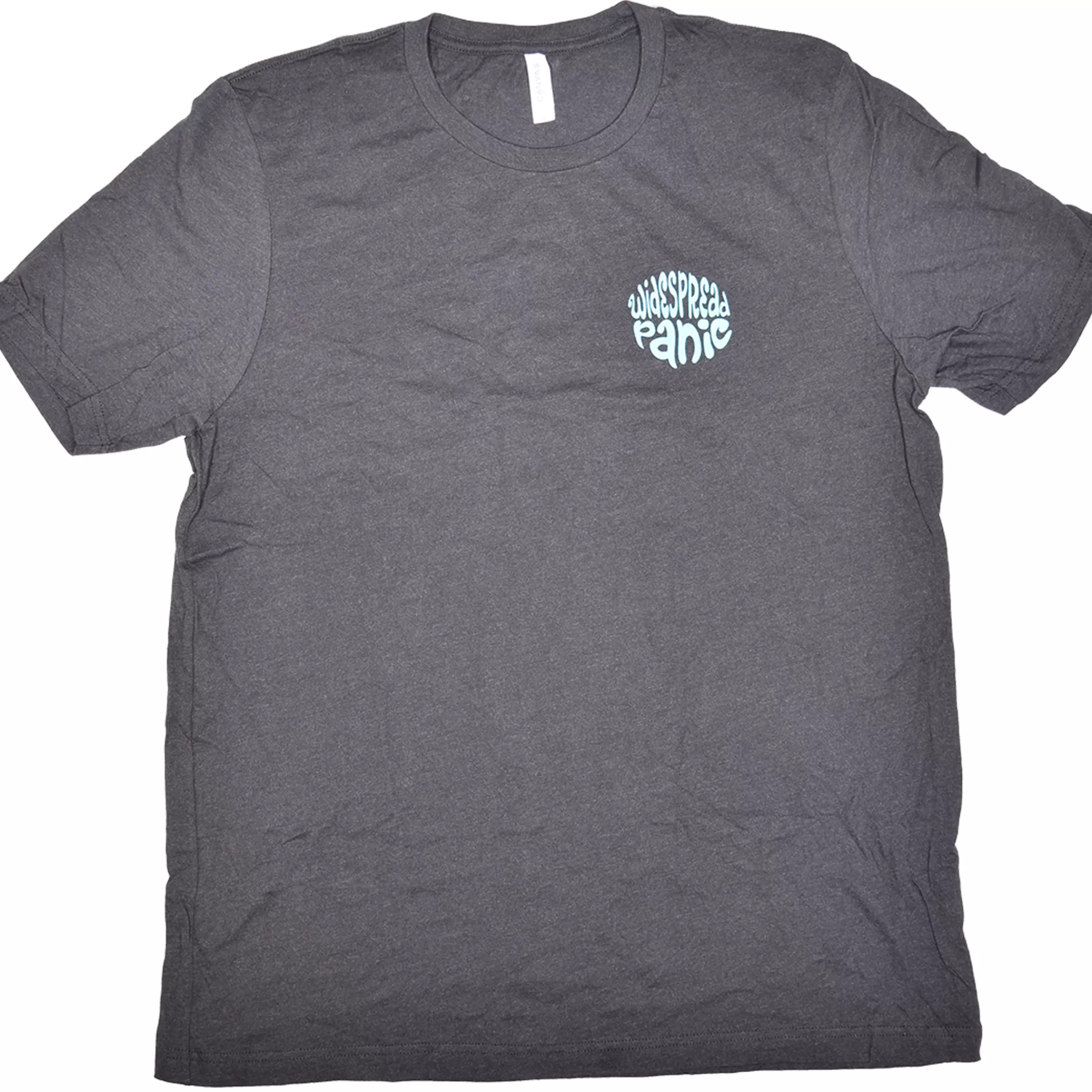 T-Shirt | Widespread Panic<Liquid Blue Widespread Panic NE Song Title Grey Poly-Cotton T-Shirt