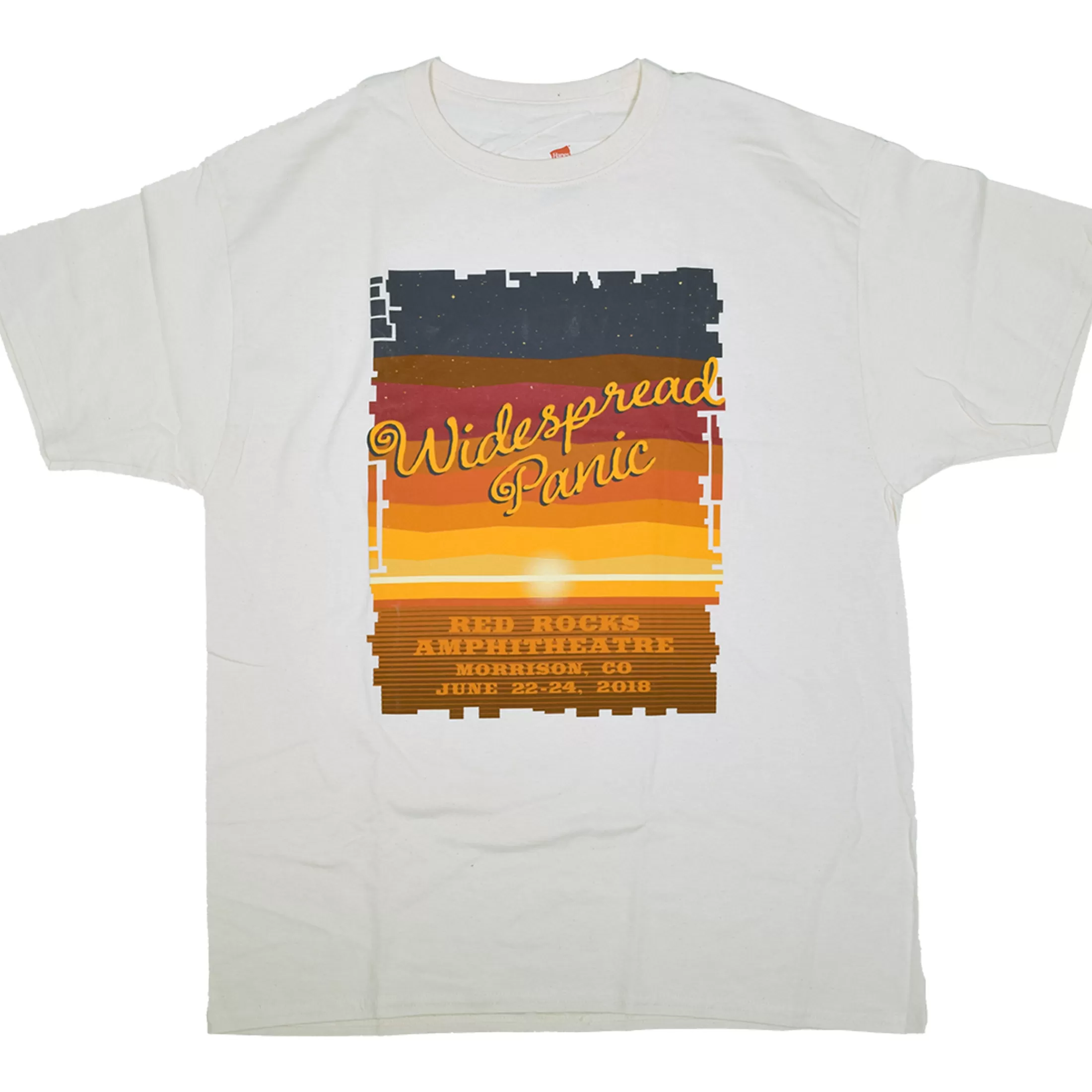 T-Shirt | Widespread Panic<Liquid Blue Widespread Panic Red Rocks White T-Shirt