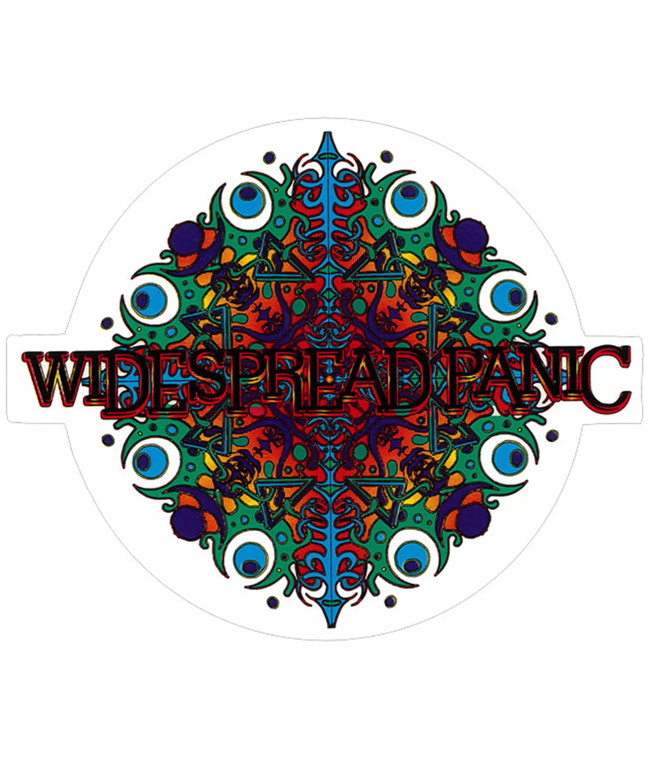 Widespread Panic<Liquid Blue Widespread Panic Snowflake Sticker