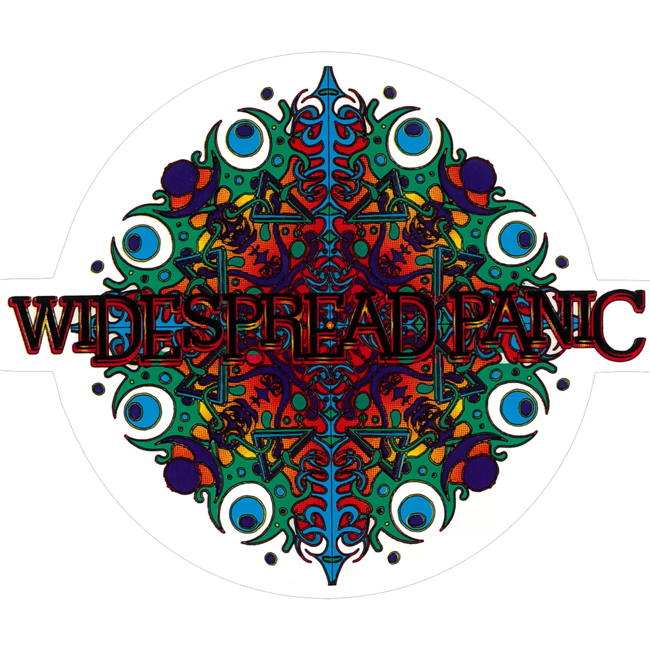 Widespread Panic<Liquid Blue Widespread Panic Snowflake Sticker