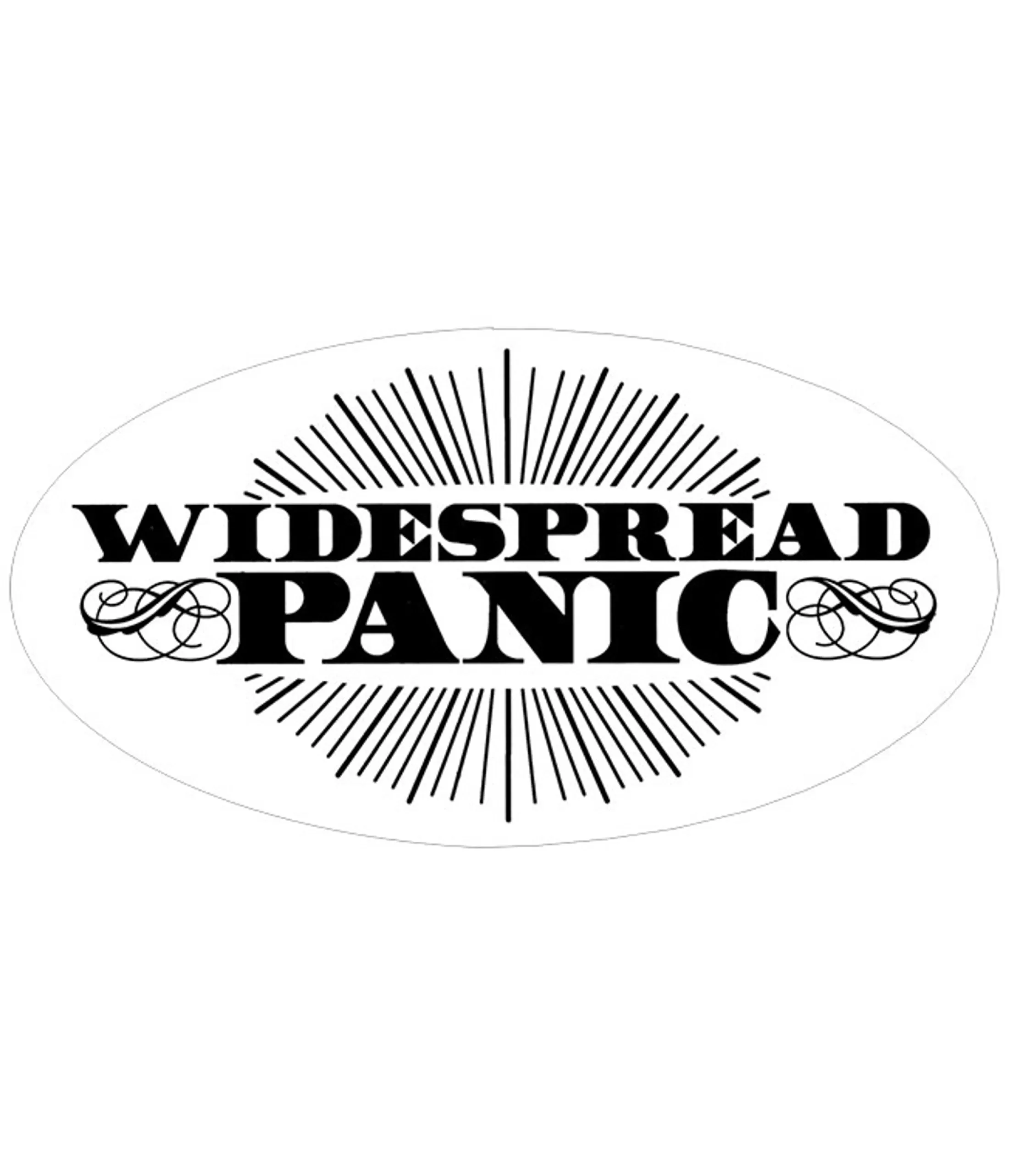 Widespread Panic<Liquid Blue Widespread Panic Sunburst Sticker