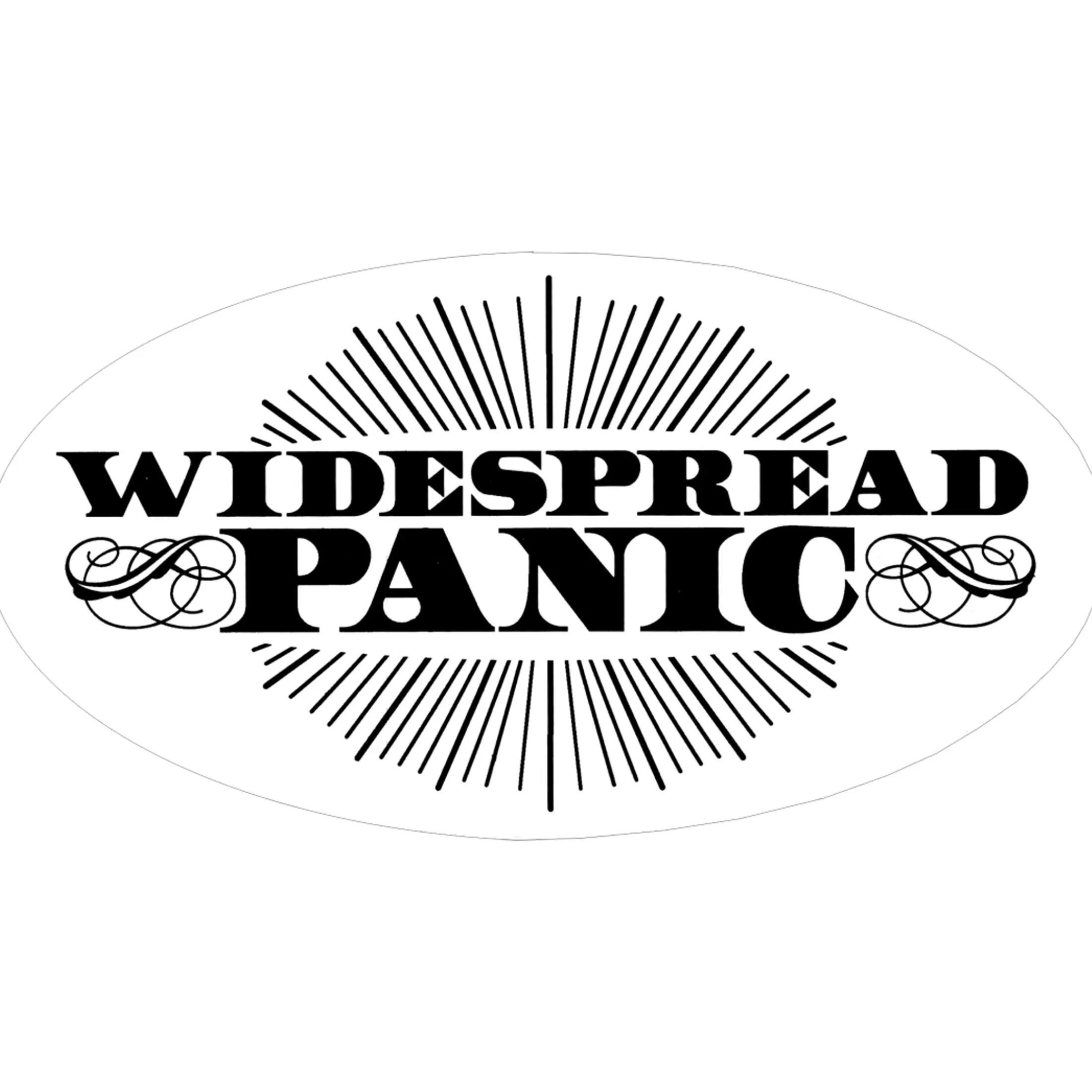 Widespread Panic<Liquid Blue Widespread Panic Sunburst Sticker