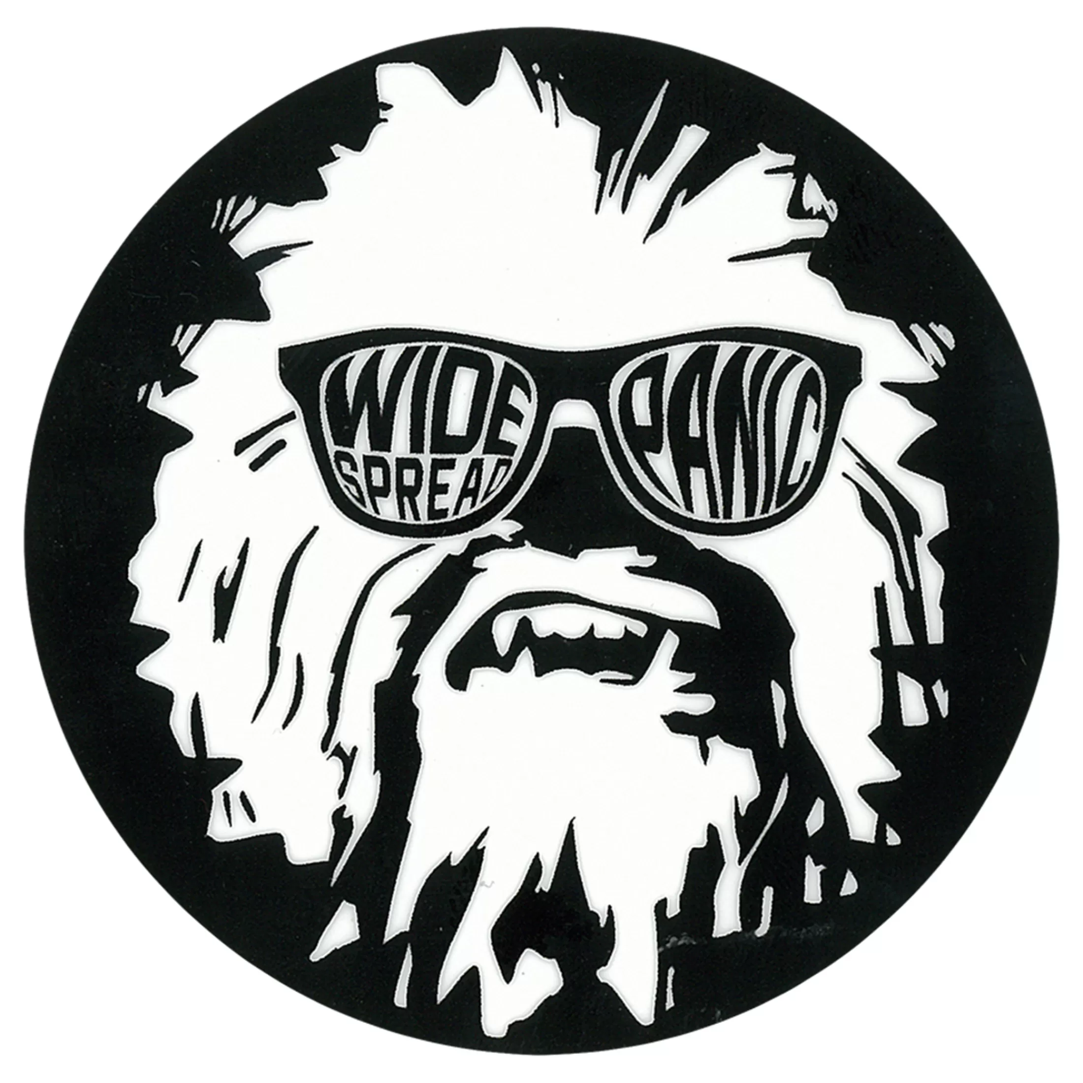 Widespread Panic<Liquid Blue Widespread Panic Wukee Glasses Black Sticker