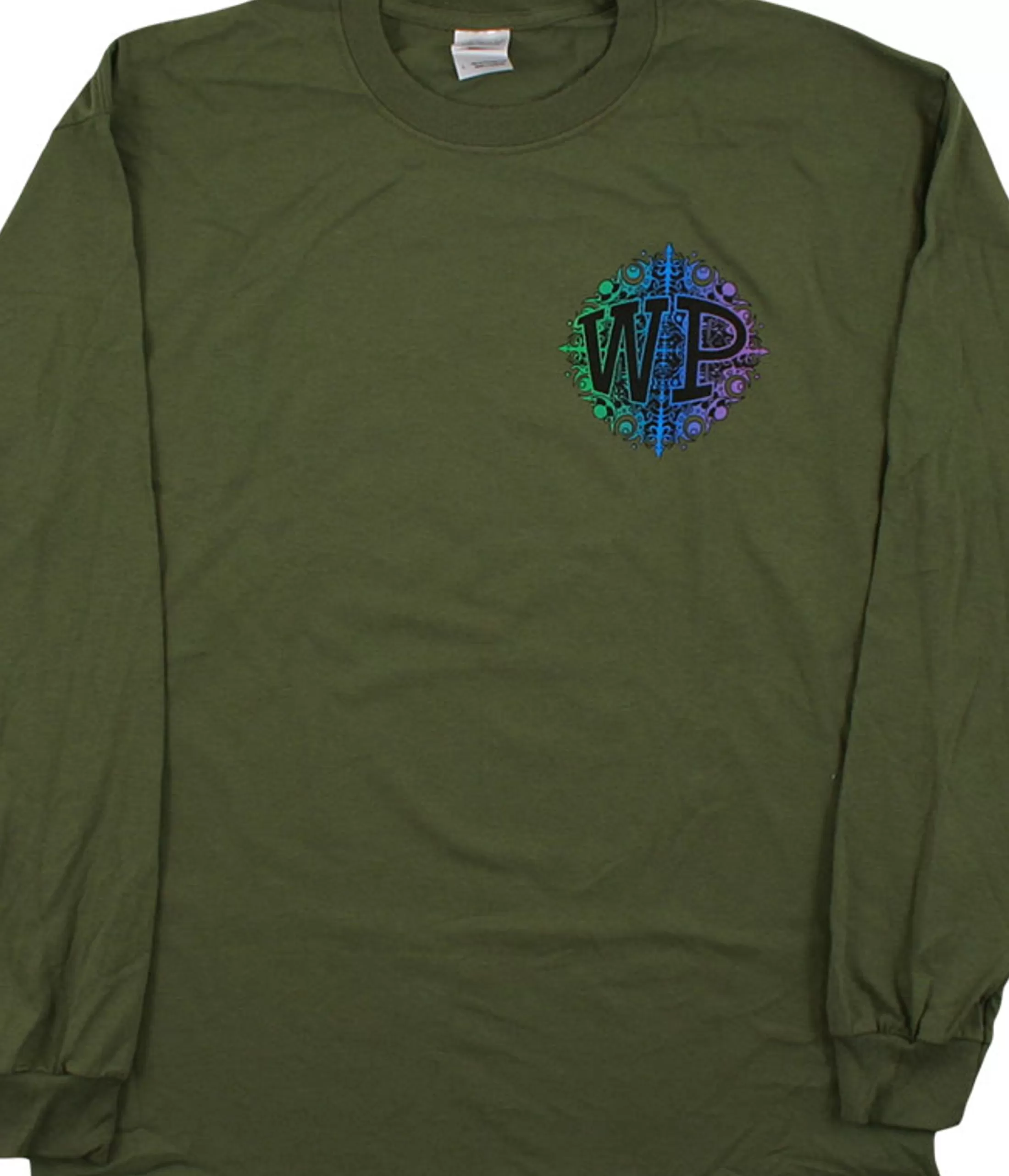 Long Sleeve | Widespread Panic<Liquid Blue Widespread Snowflake Green Long Sleeve T-Shirt