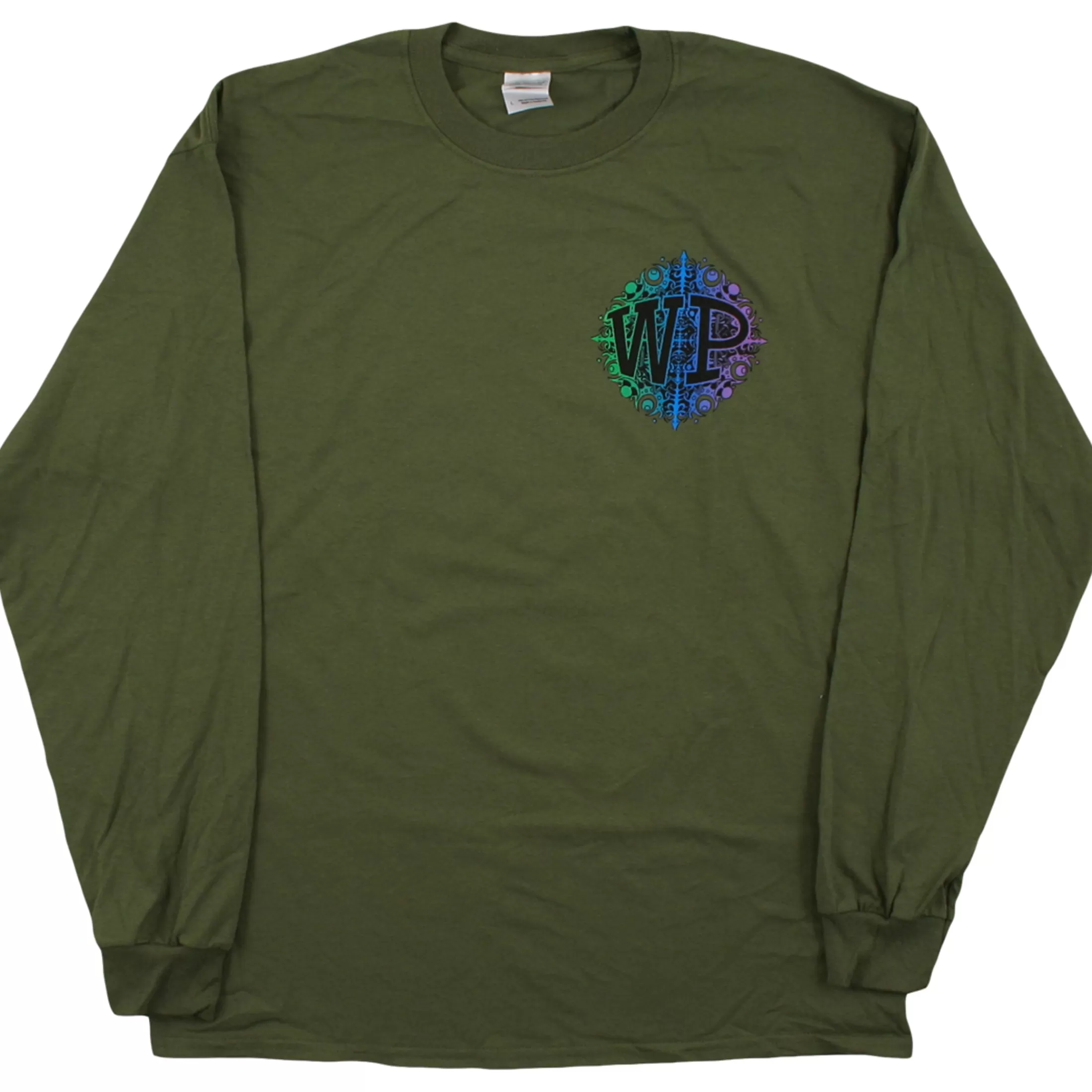 Long Sleeve | Widespread Panic<Liquid Blue Widespread Snowflake Green Long Sleeve T-Shirt