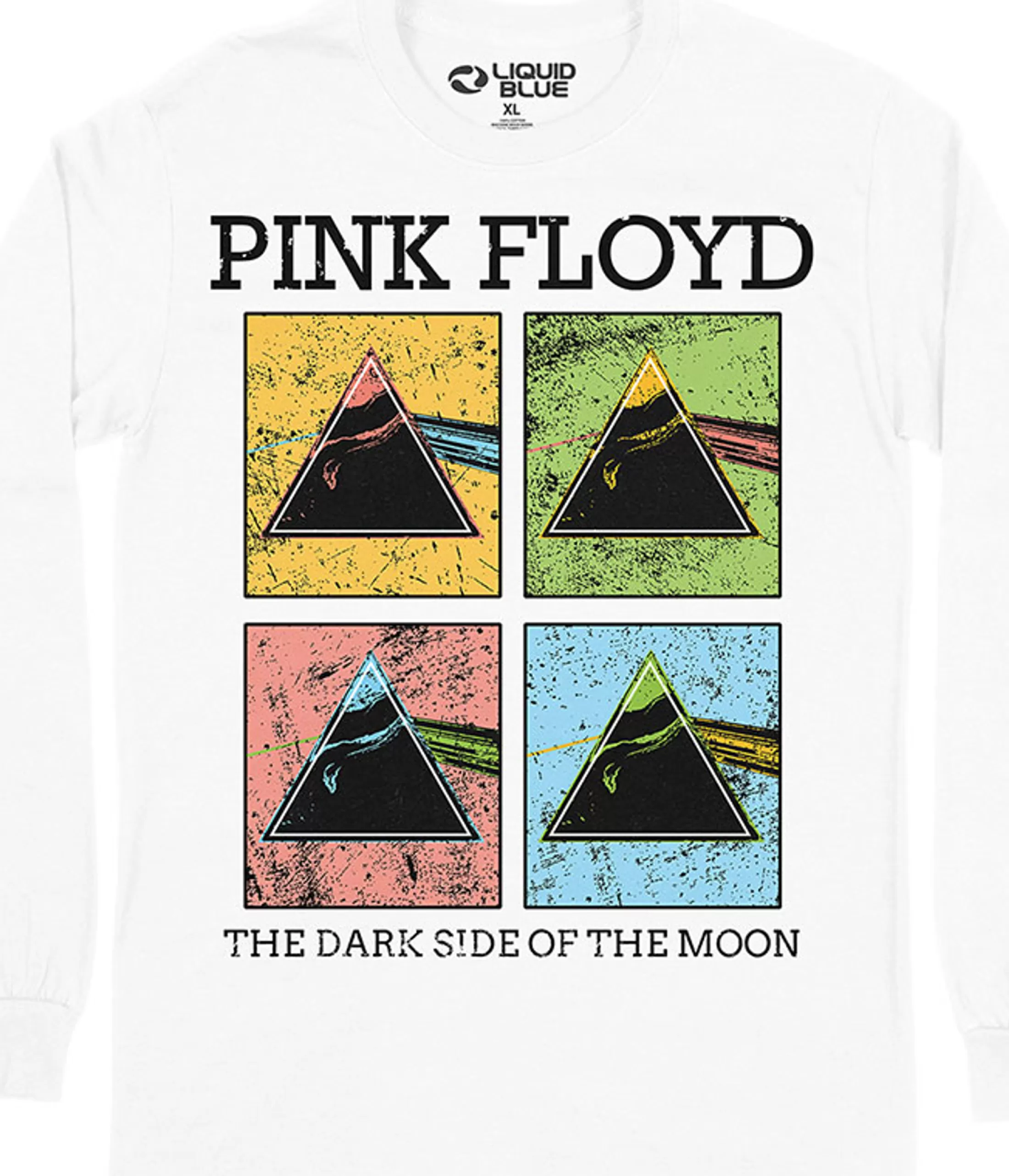 Long Sleeve | Pink Floyd<Liquid Blue Window Pane Long Sleeve T-Shirt