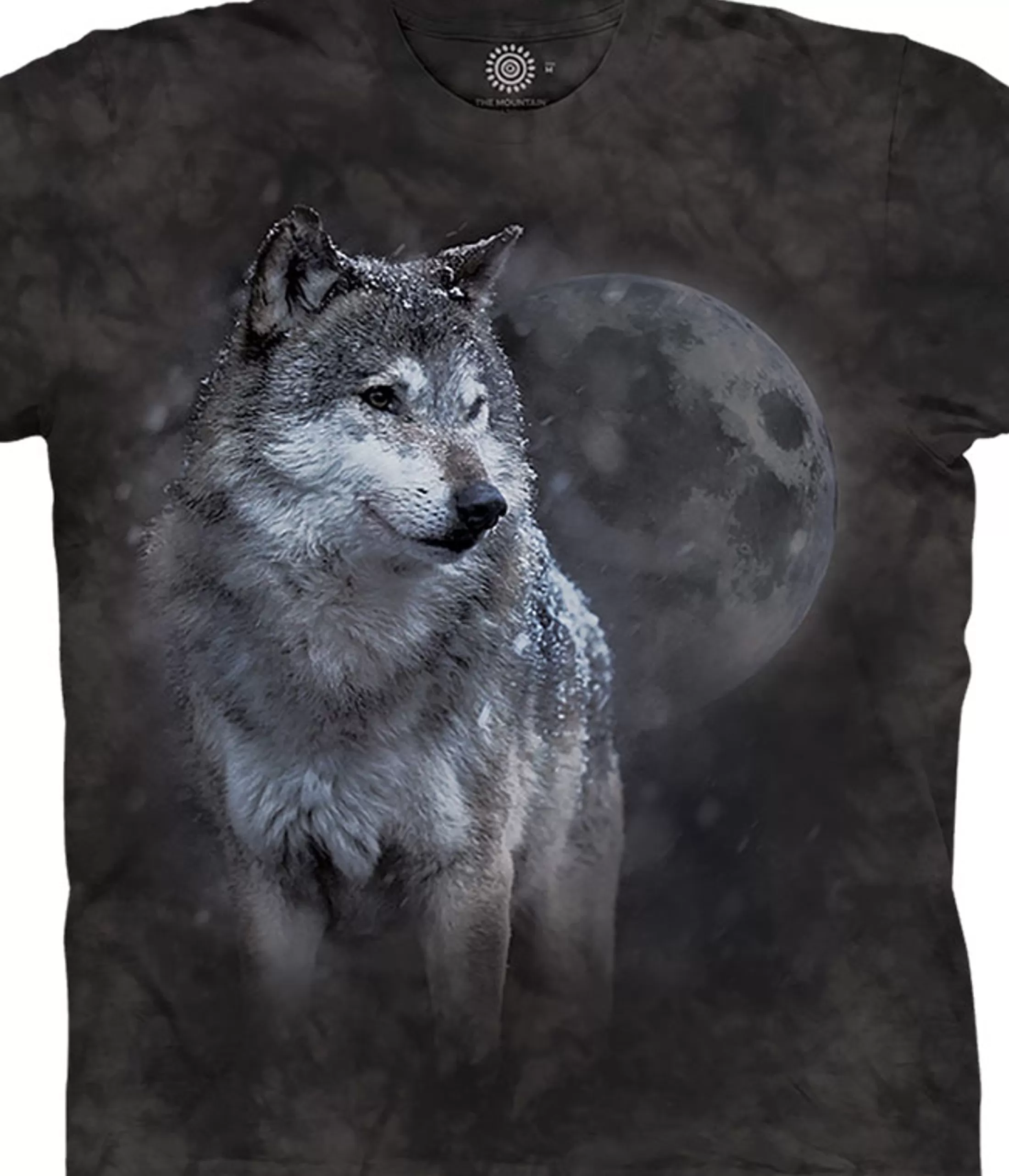 Youth<Liquid Blue Winter Eve Wolf Kids' T-Shirt