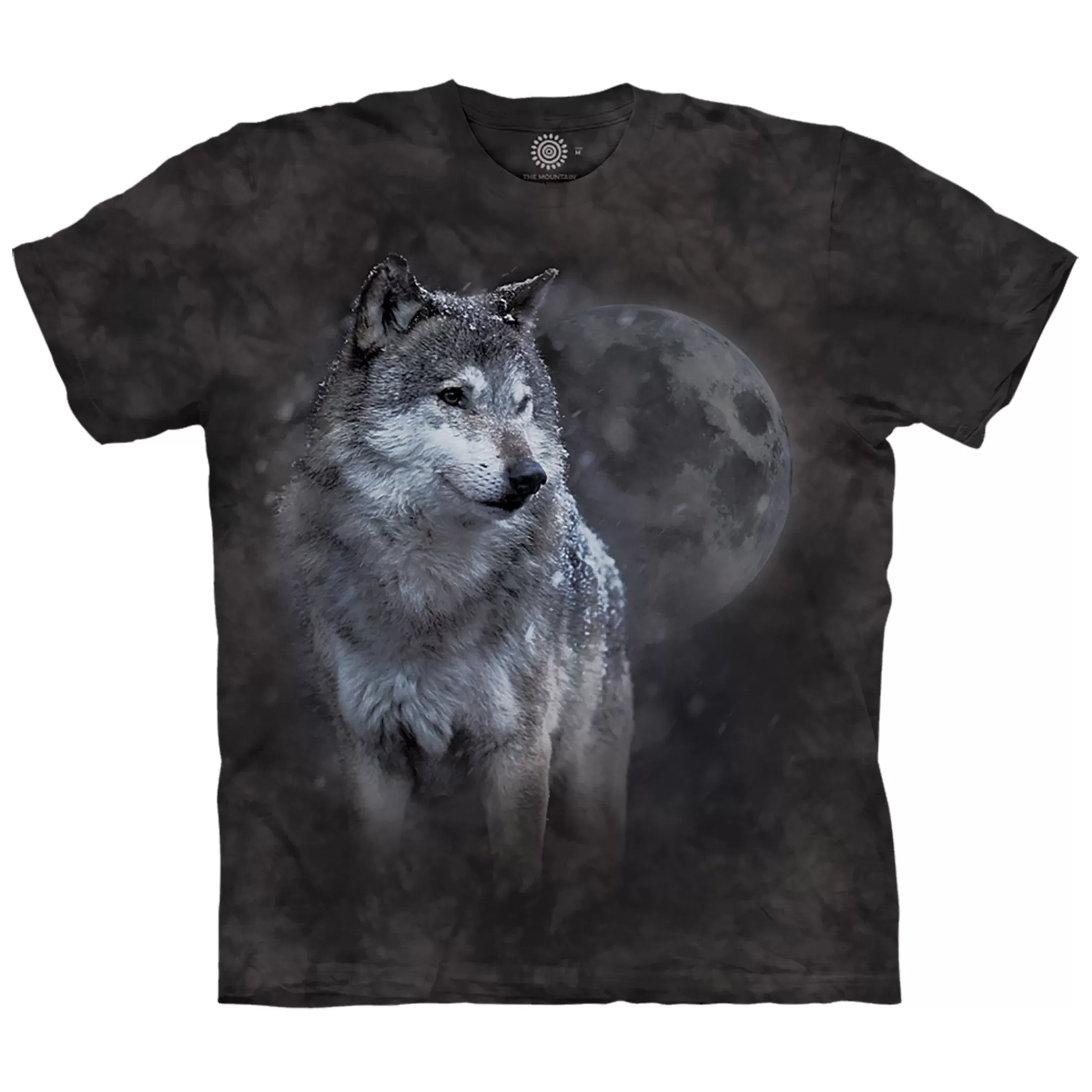 Youth<Liquid Blue Winter Eve Wolf Kids' T-Shirt