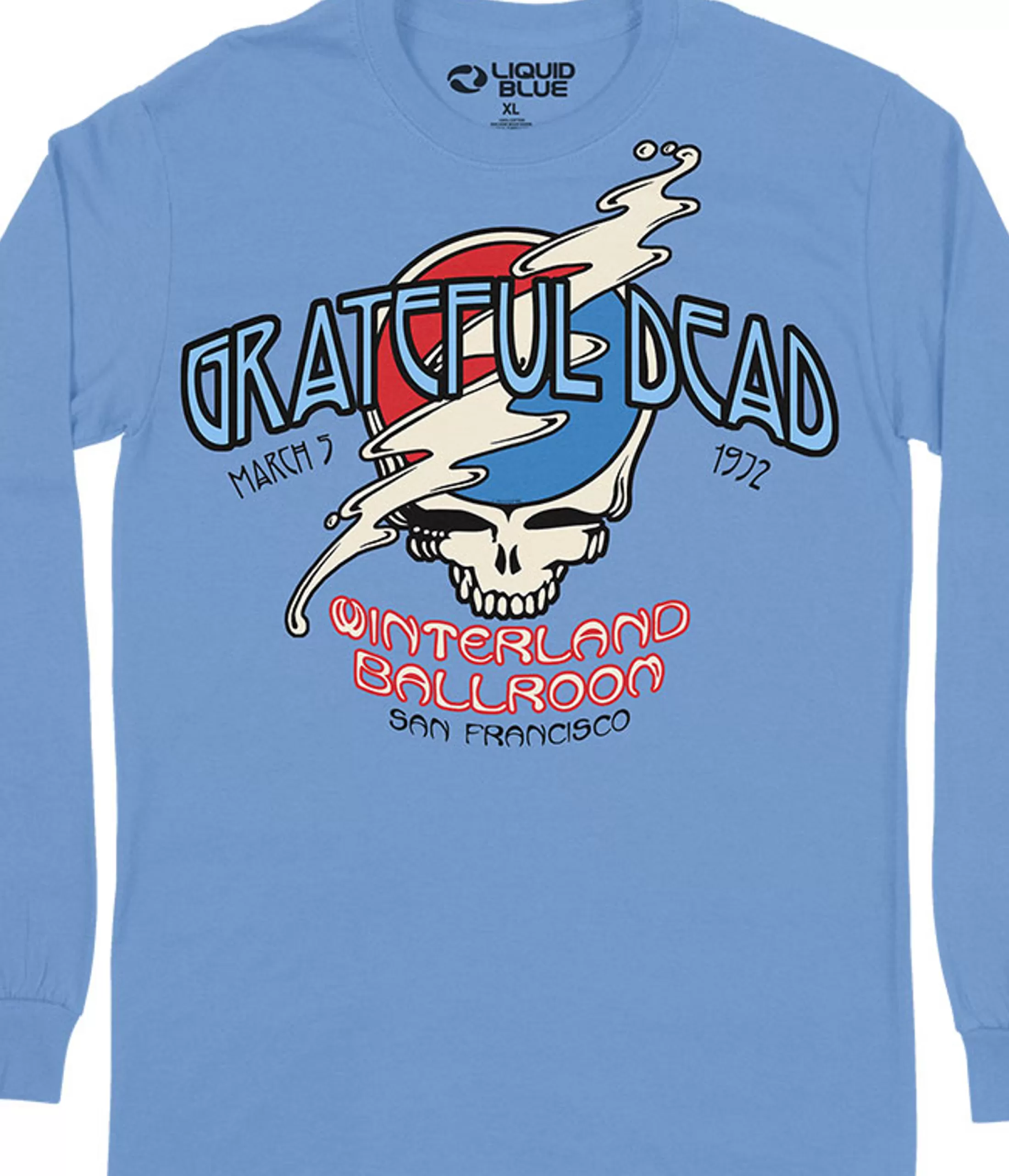 Long Sleeve | Grateful Dead<Liquid Blue Winterland 72 Long Sleeve T-Shirt