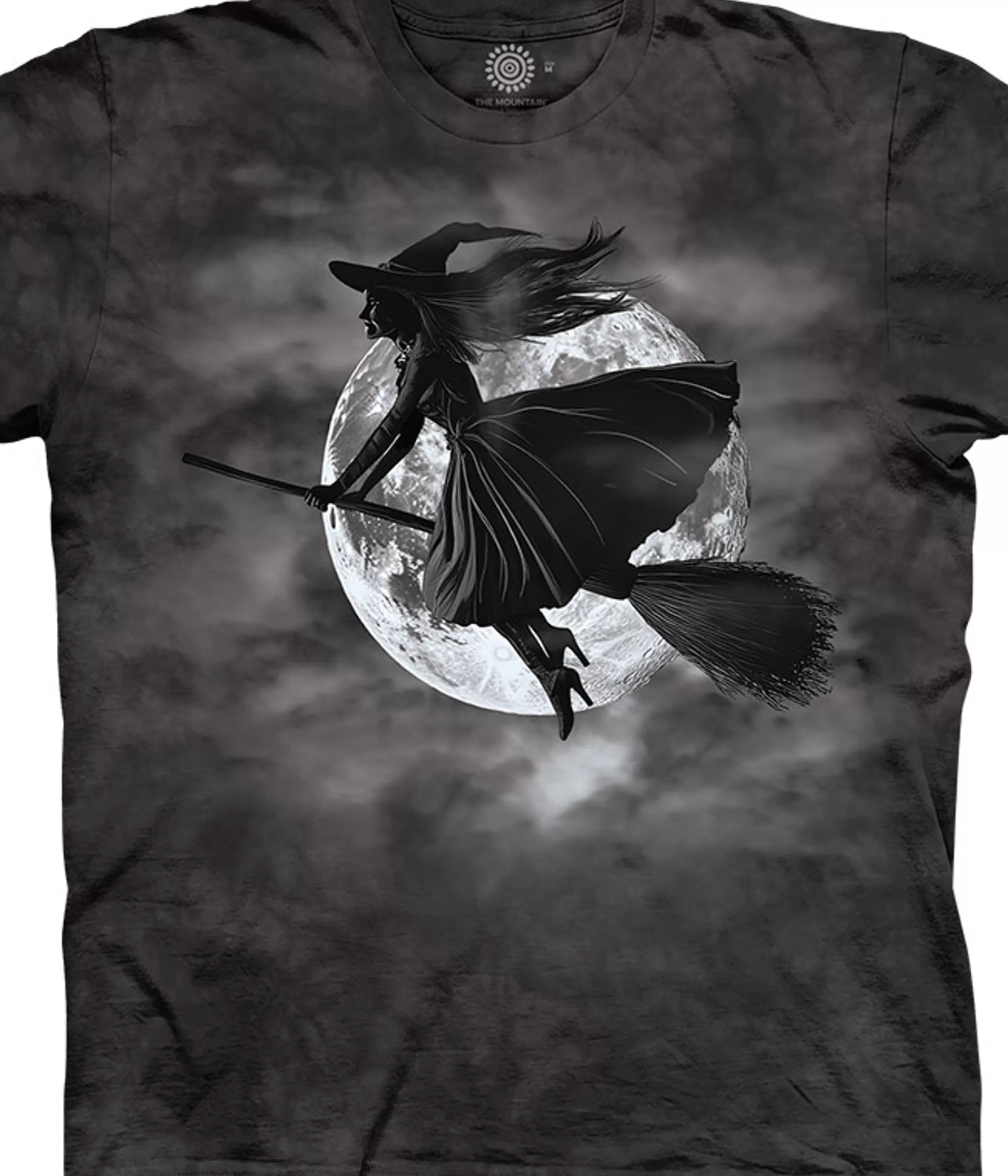 T-Shirt | Halloween<Liquid Blue Witch Moon Classic Cotton T-Shirt