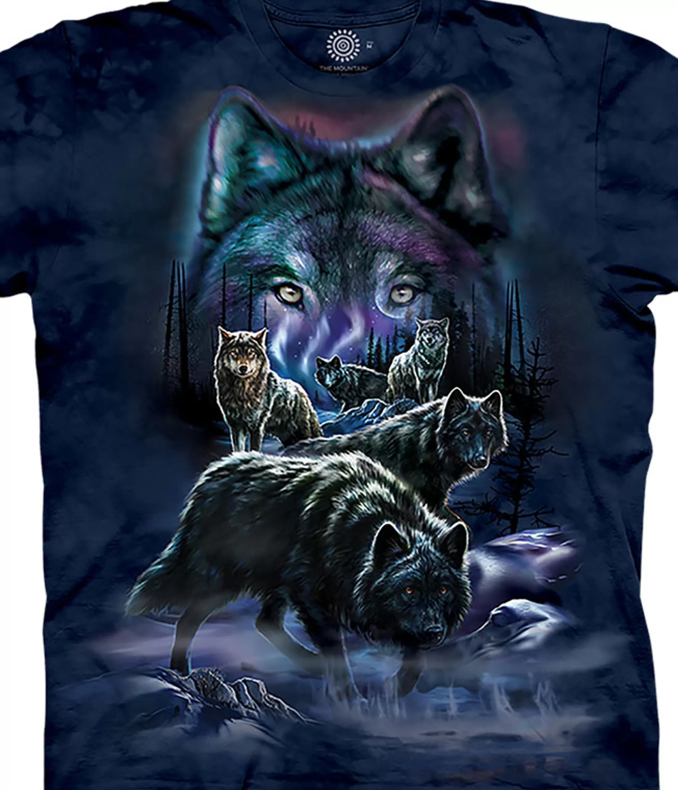 T-Shirt | Wolf Shirt Collection<Liquid Blue Wolf Pack Classic Cotton T-Shirt