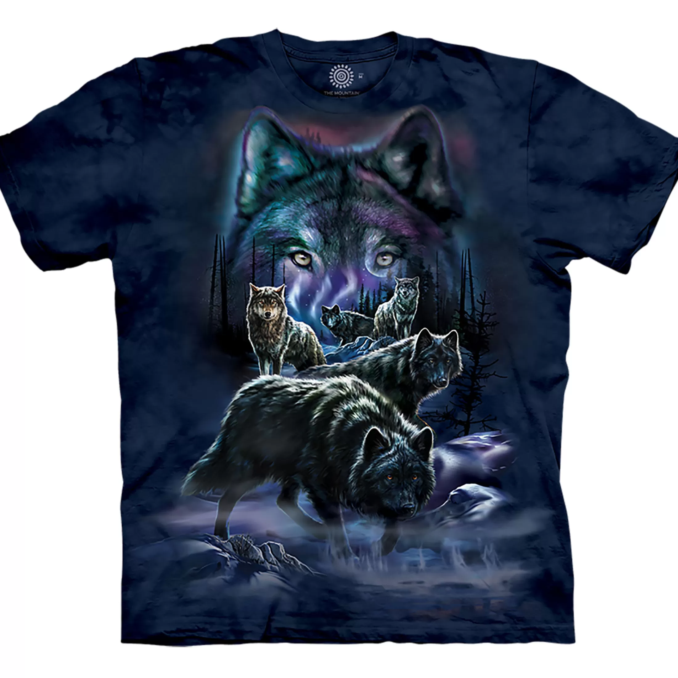 T-Shirt | Wolf Shirt Collection<Liquid Blue Wolf Pack Classic Cotton T-Shirt