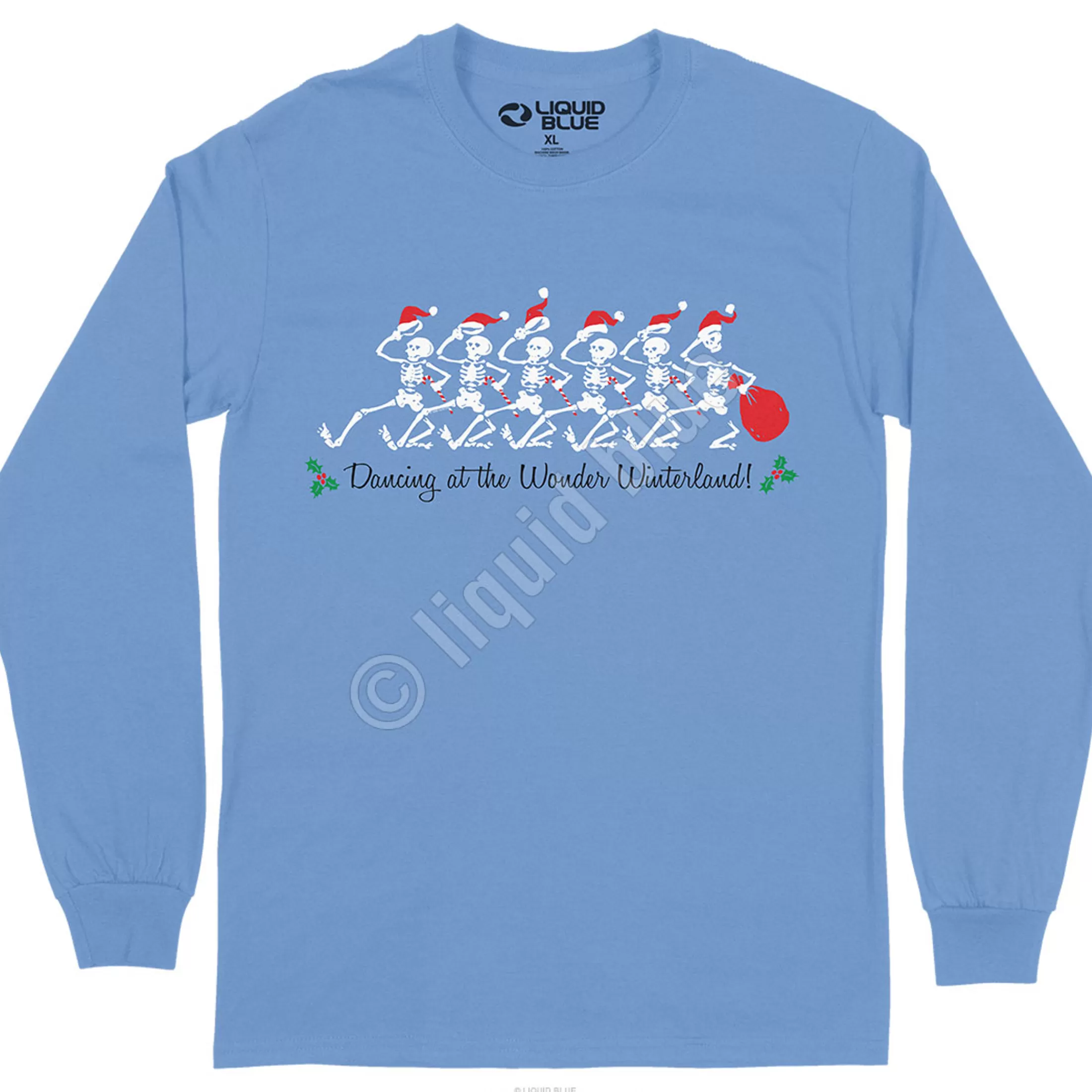 Long Sleeve | Wonder Winterland<Liquid Blue Wonder Winterland Long Sleeve T-Shirt