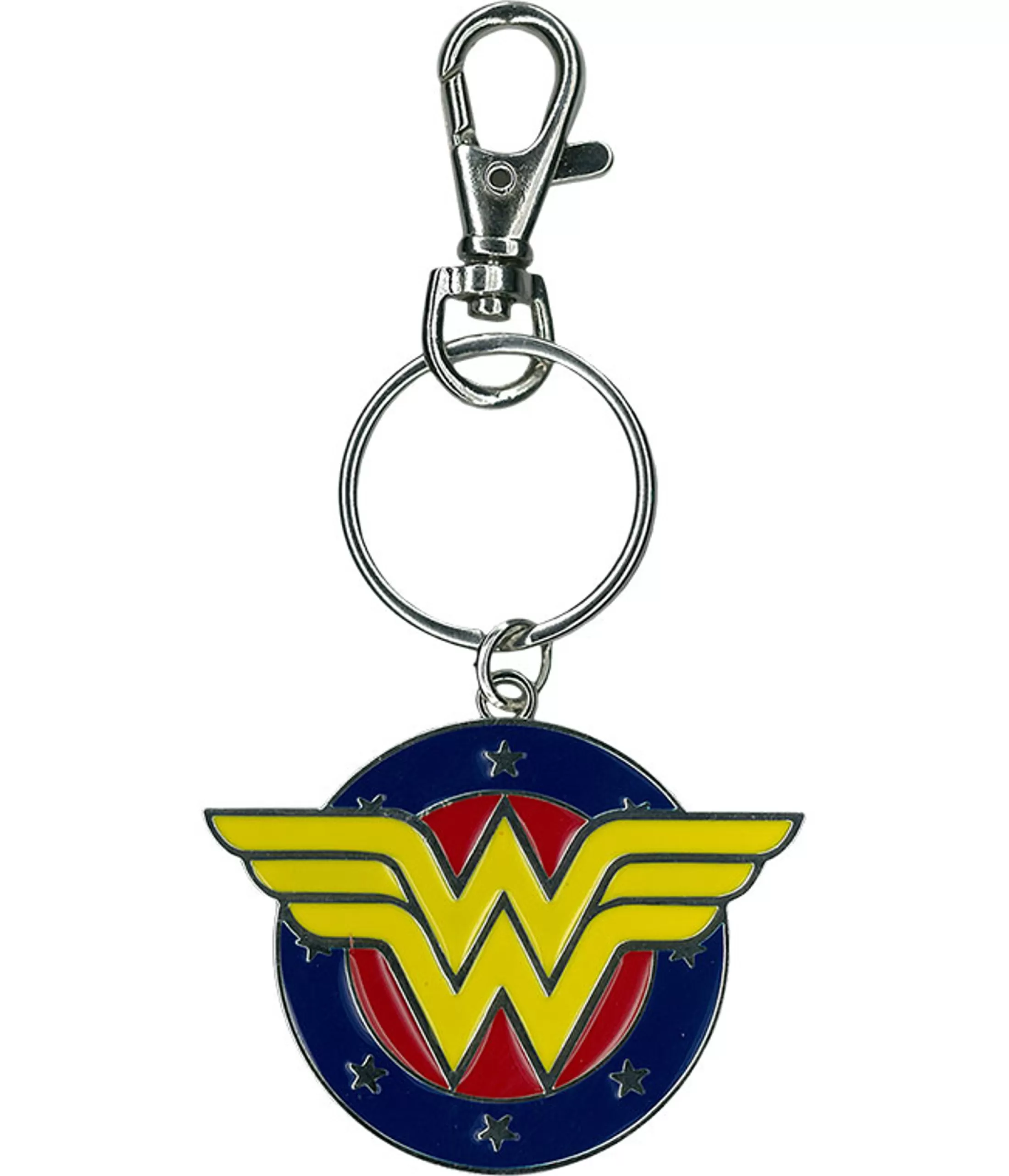 Keychains | Wonder Woman<Liquid Blue Wonder Woman Metal Keychain